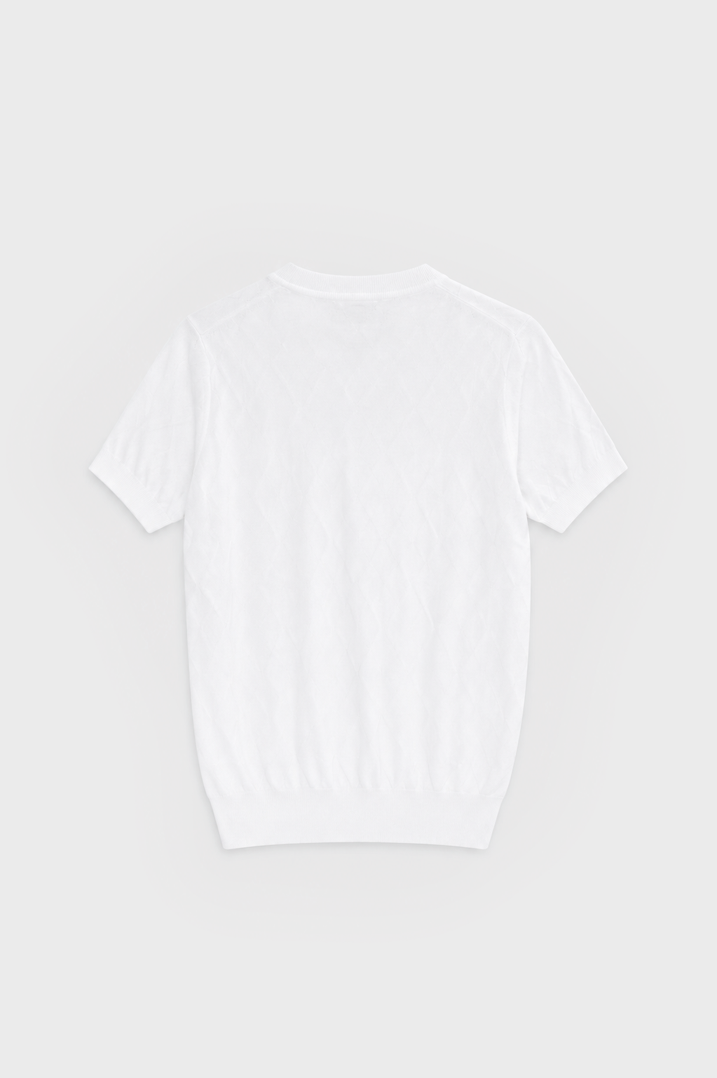 JERSEY TRICOT ROMBOS BLANCO