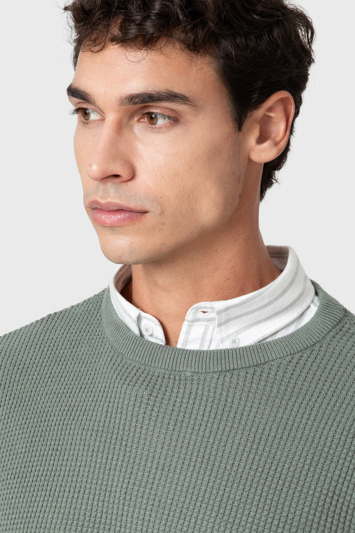 JERSEY CUADRILLÉ VERDE