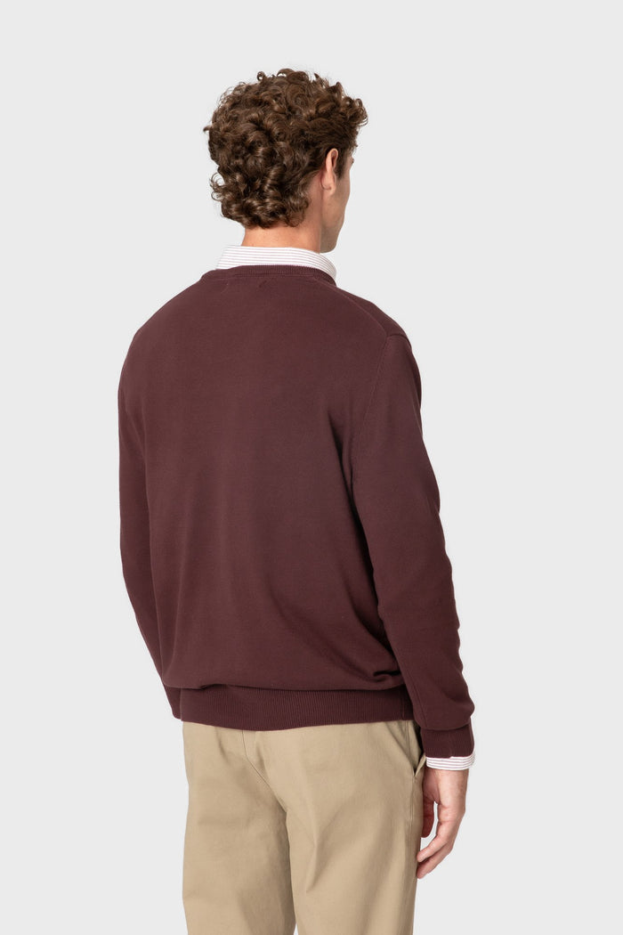 JERSEY CUELLO CAJA BURDEOS