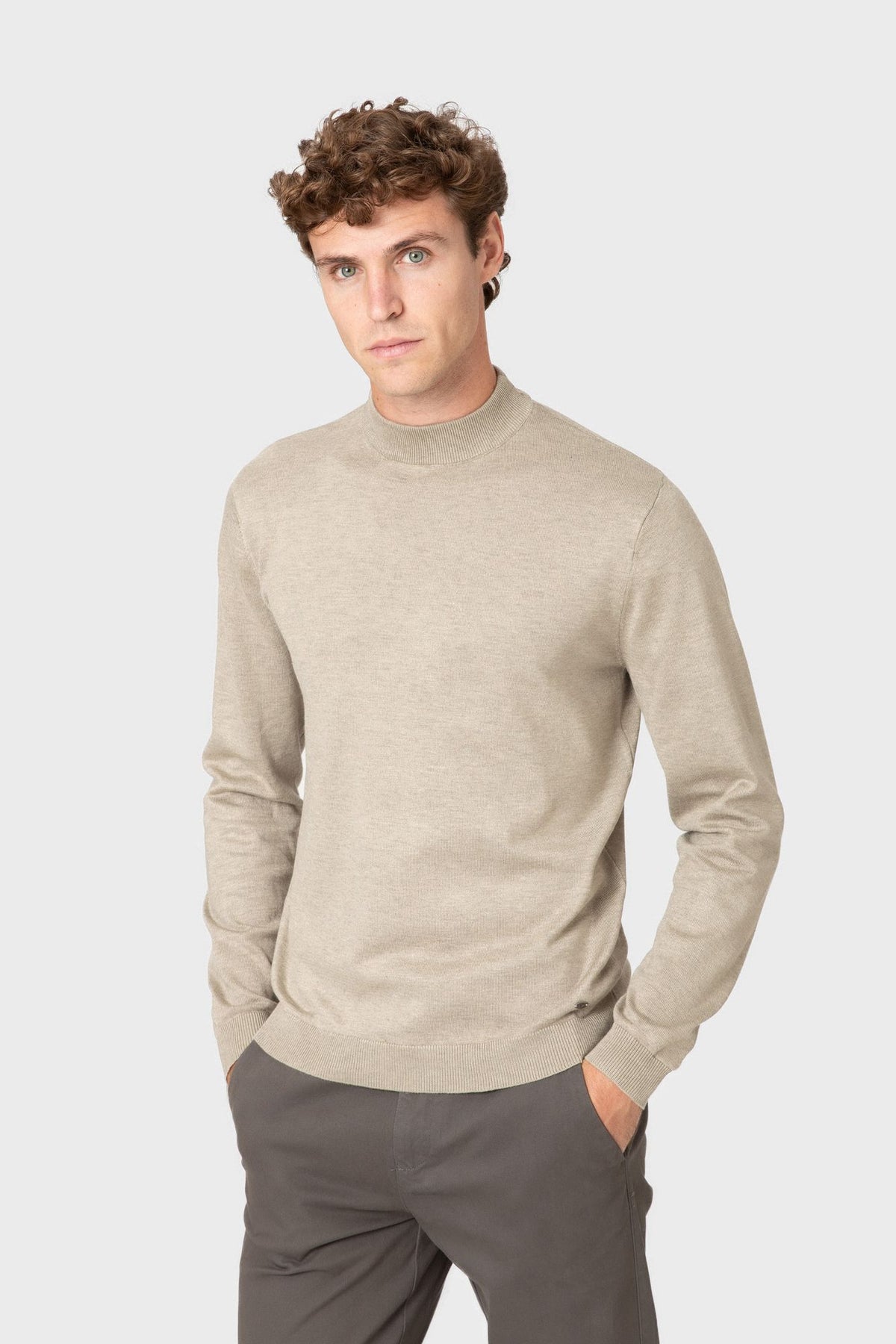 JERSEY CUELLO PERKINS BEIGE