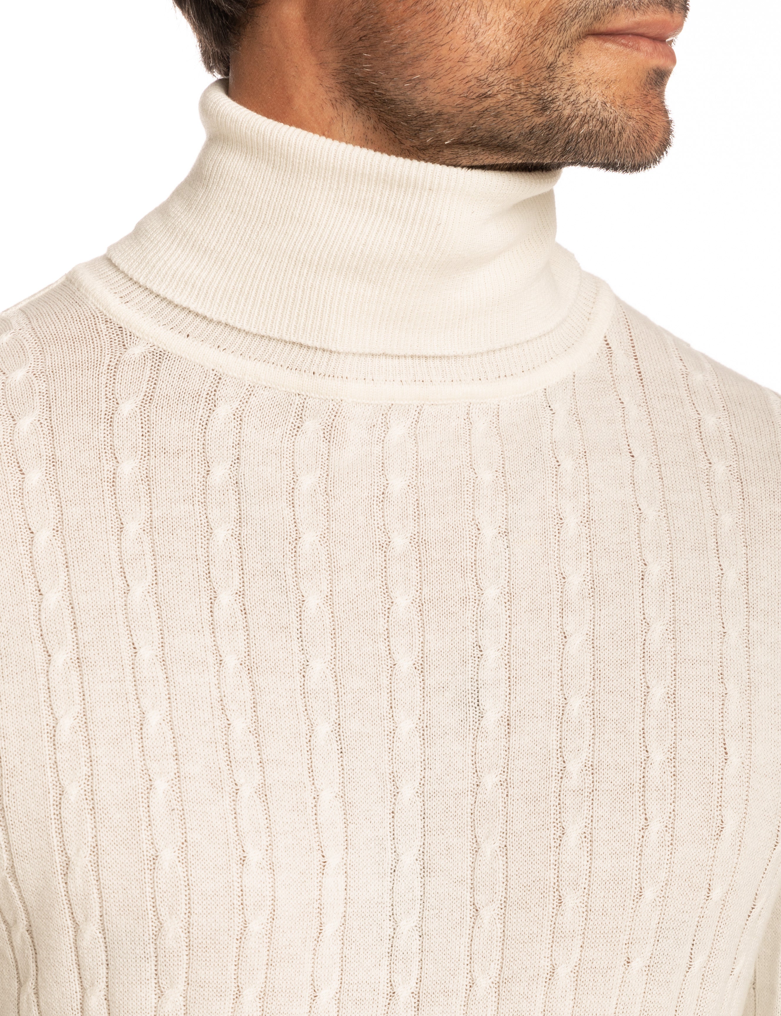 JERSEY CUELLO CISNE OCHOS BLANCO