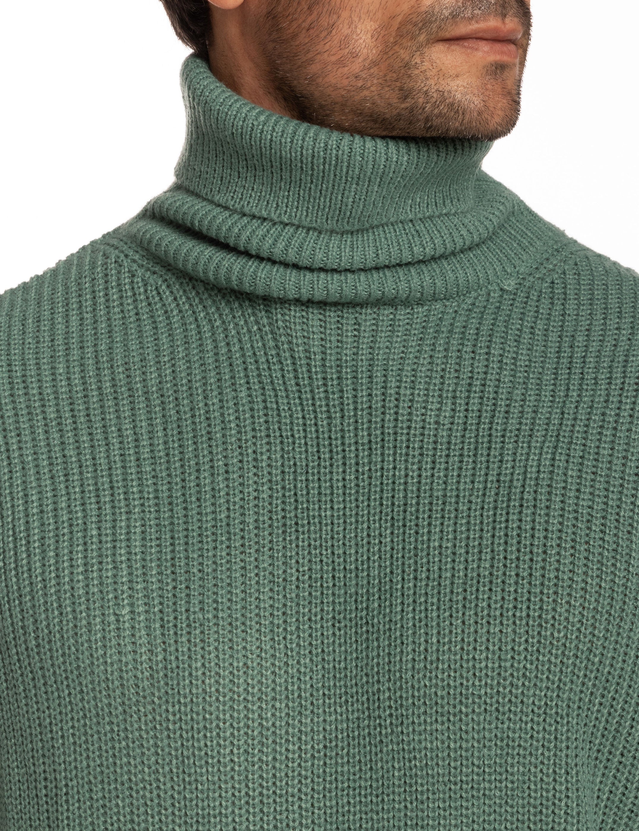 JERSEY CUELLO VUELTO CANALÉ VERDE