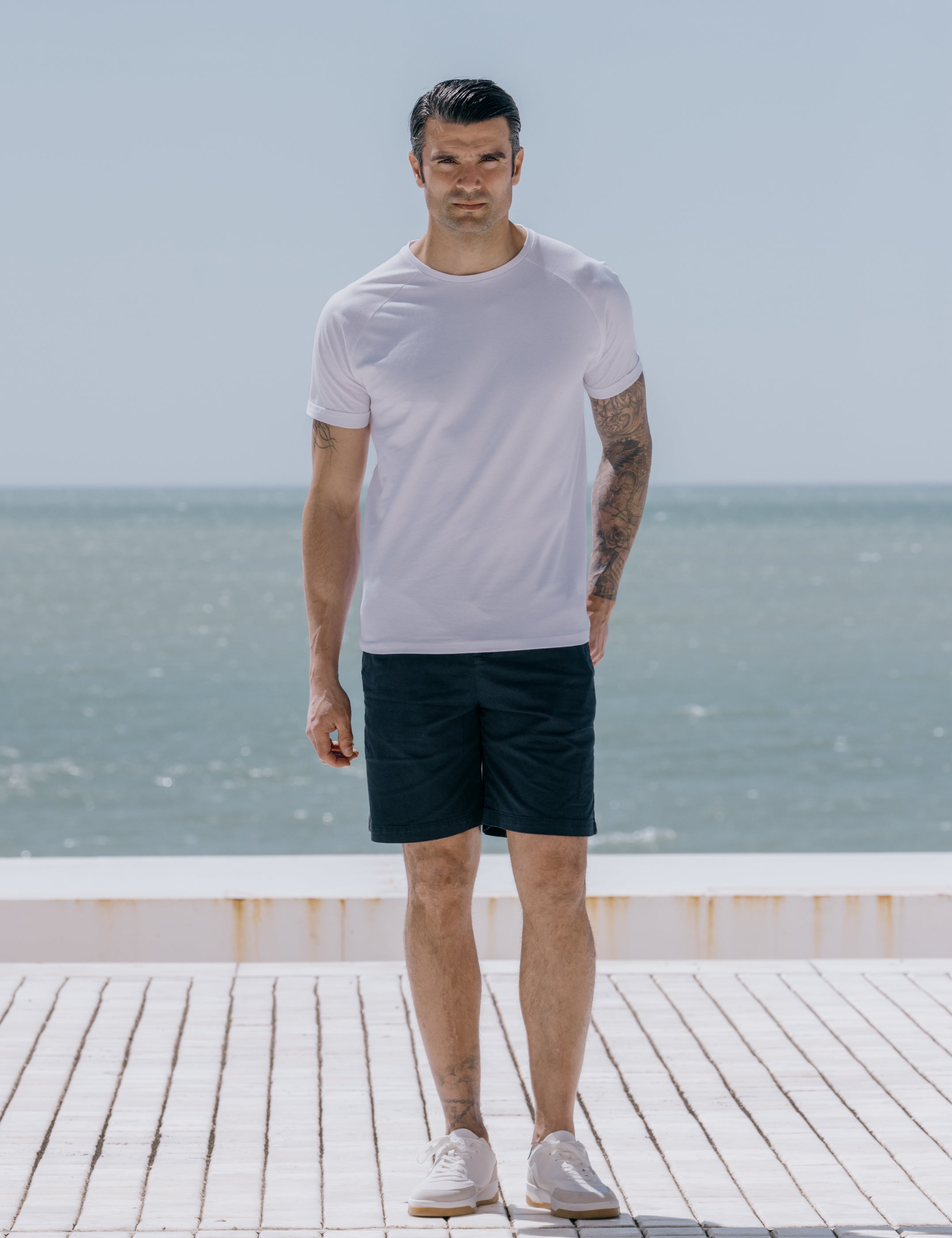 CAMISETA PIQUÉ CON MANGA RAGLÁN