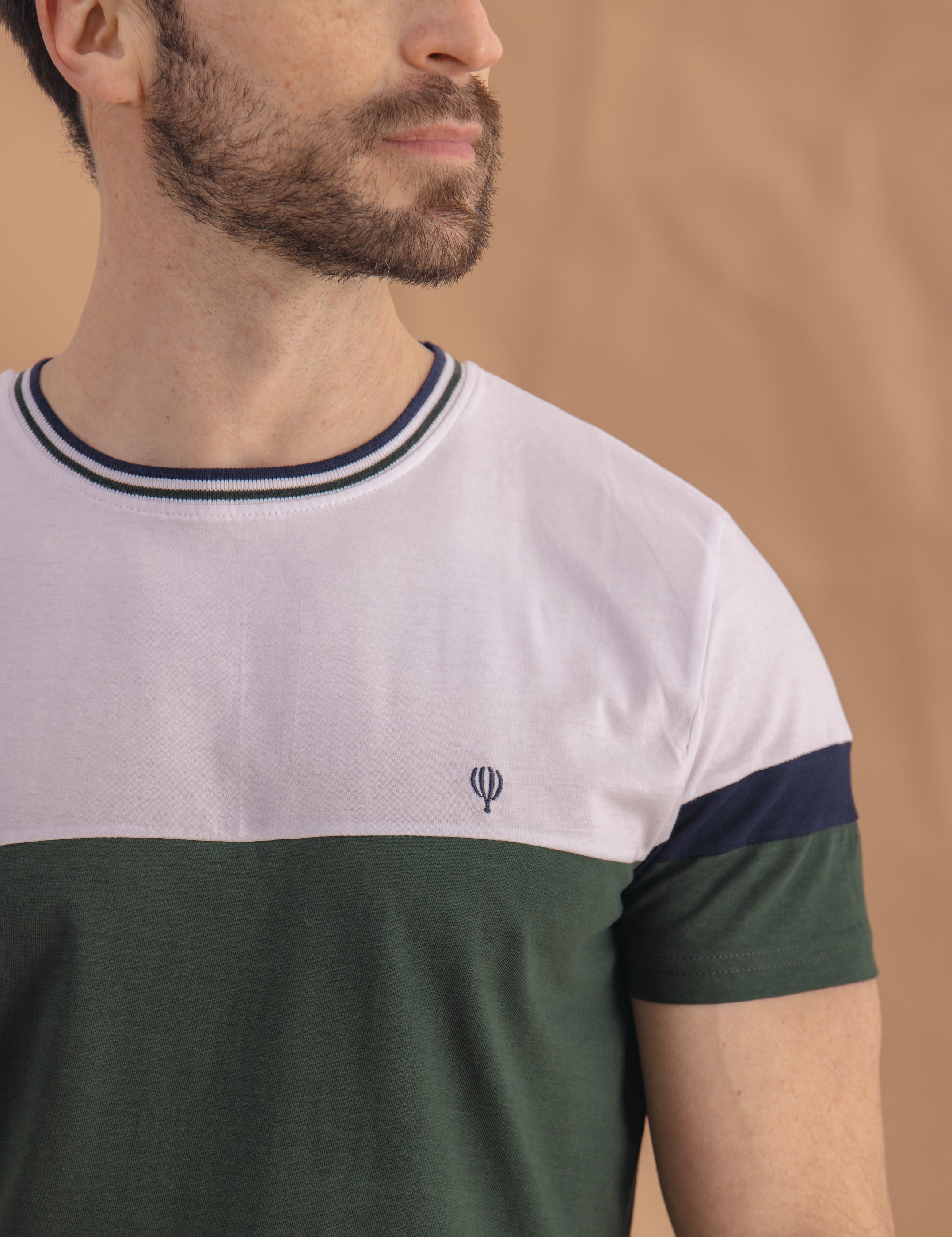 CAMISETA PANELADA RIBETE