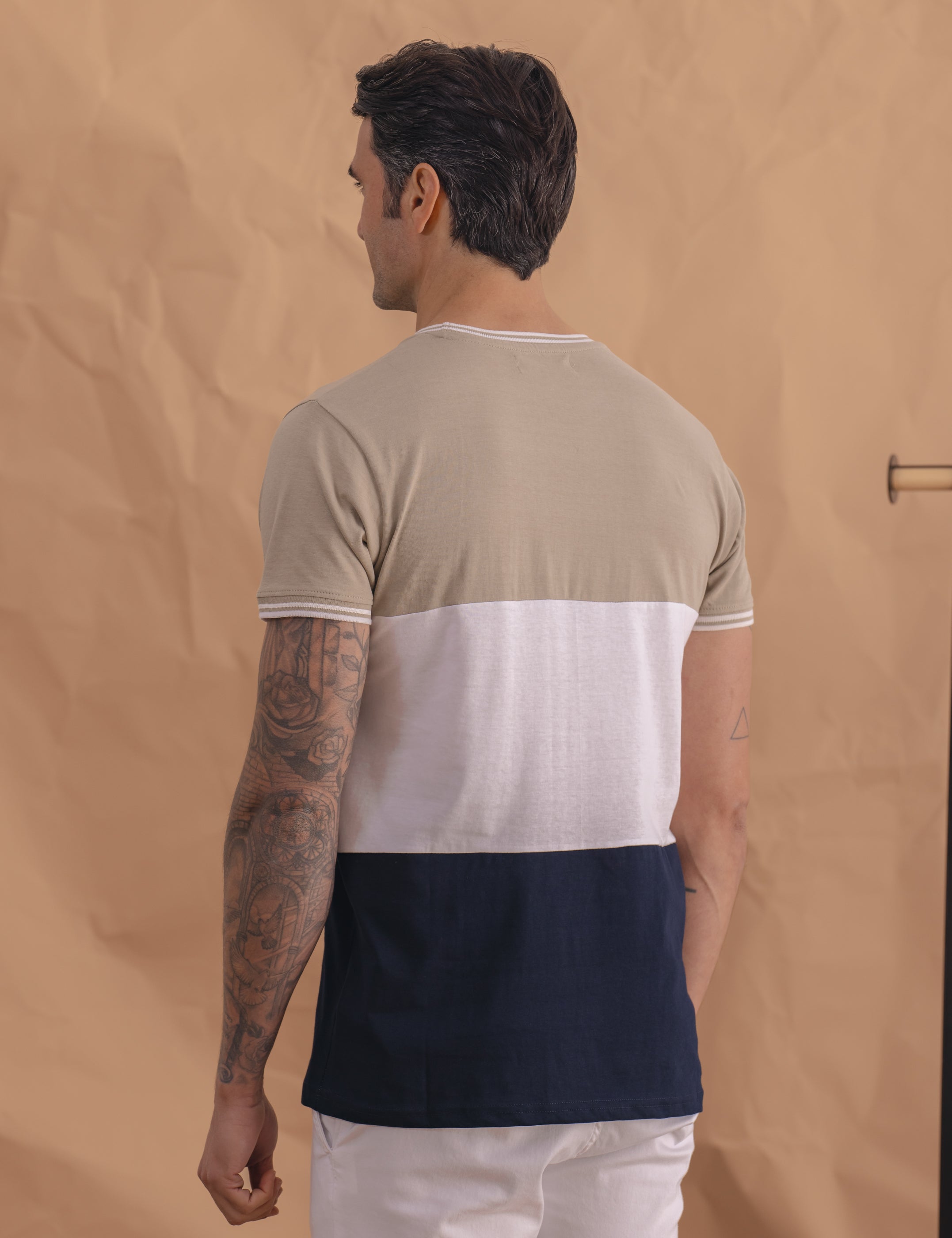 CAMISETA PANELADA RIBETE