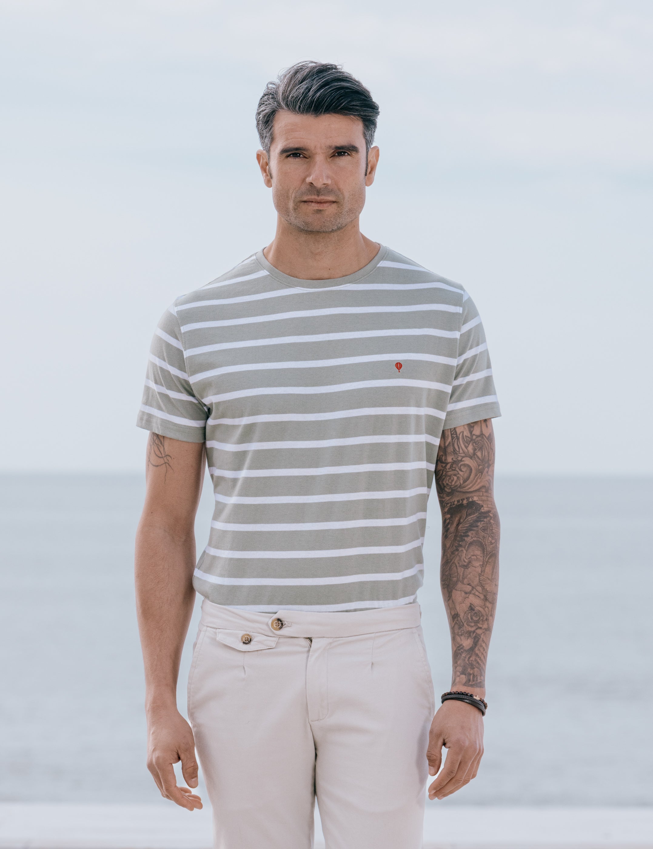 CAMISETA RAYA TEJIDA