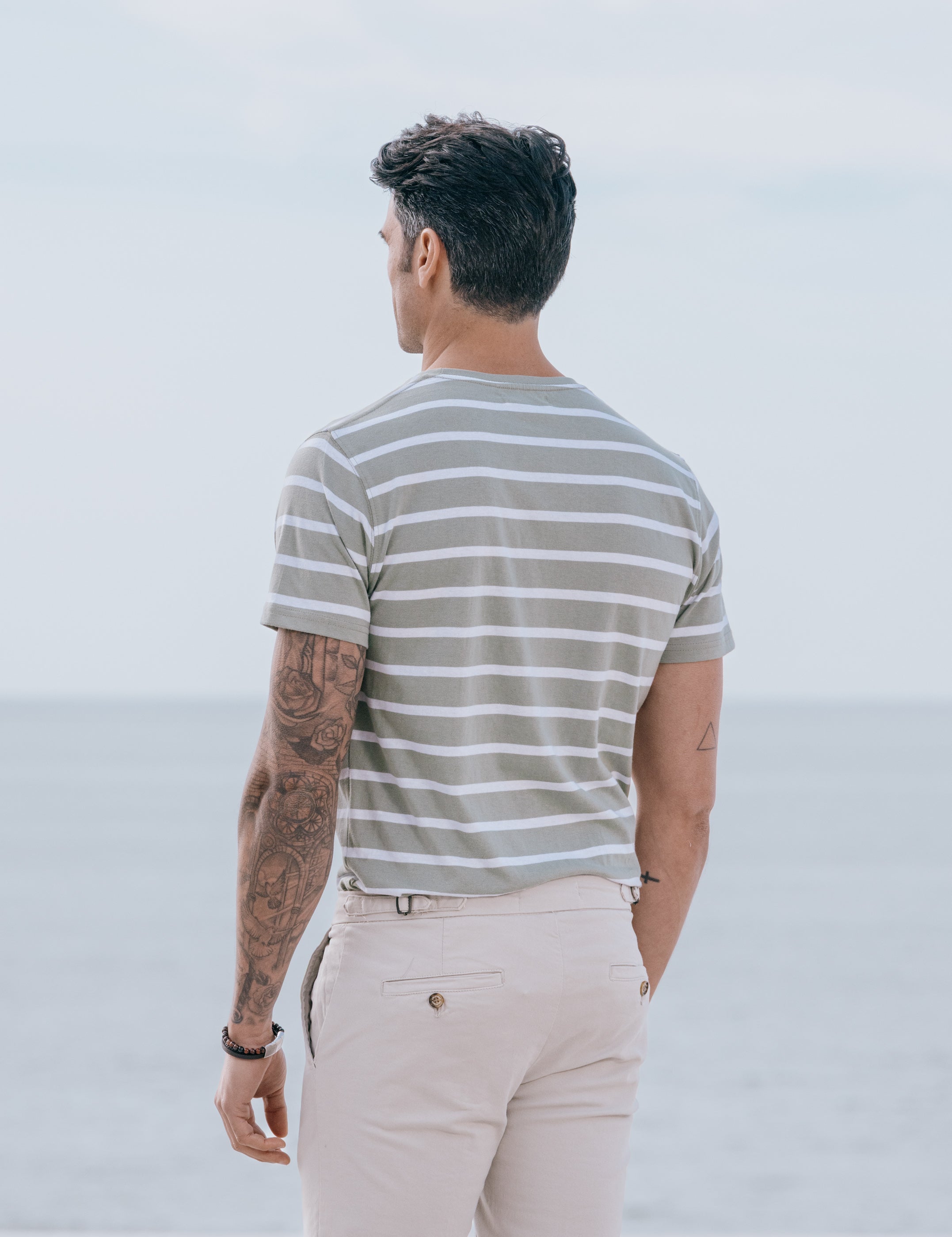 CAMISETA RAYA TEJIDA