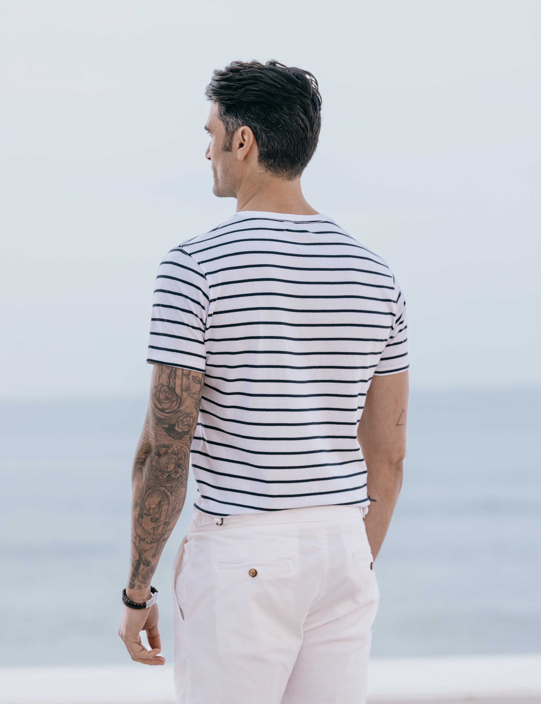 CAMISETA RAYA TEJIDA
