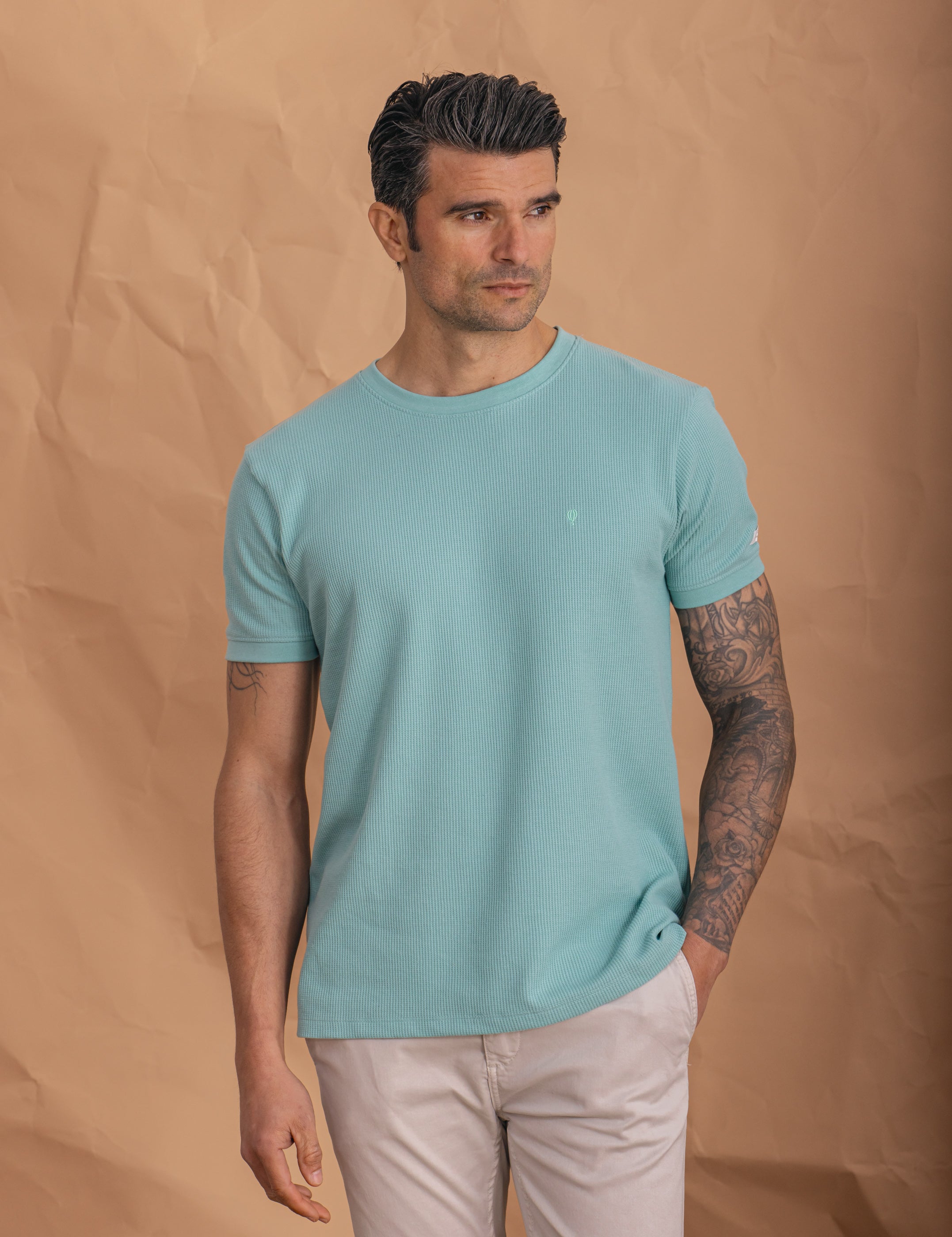 CAMISETA CUADRILLÉ VERDE