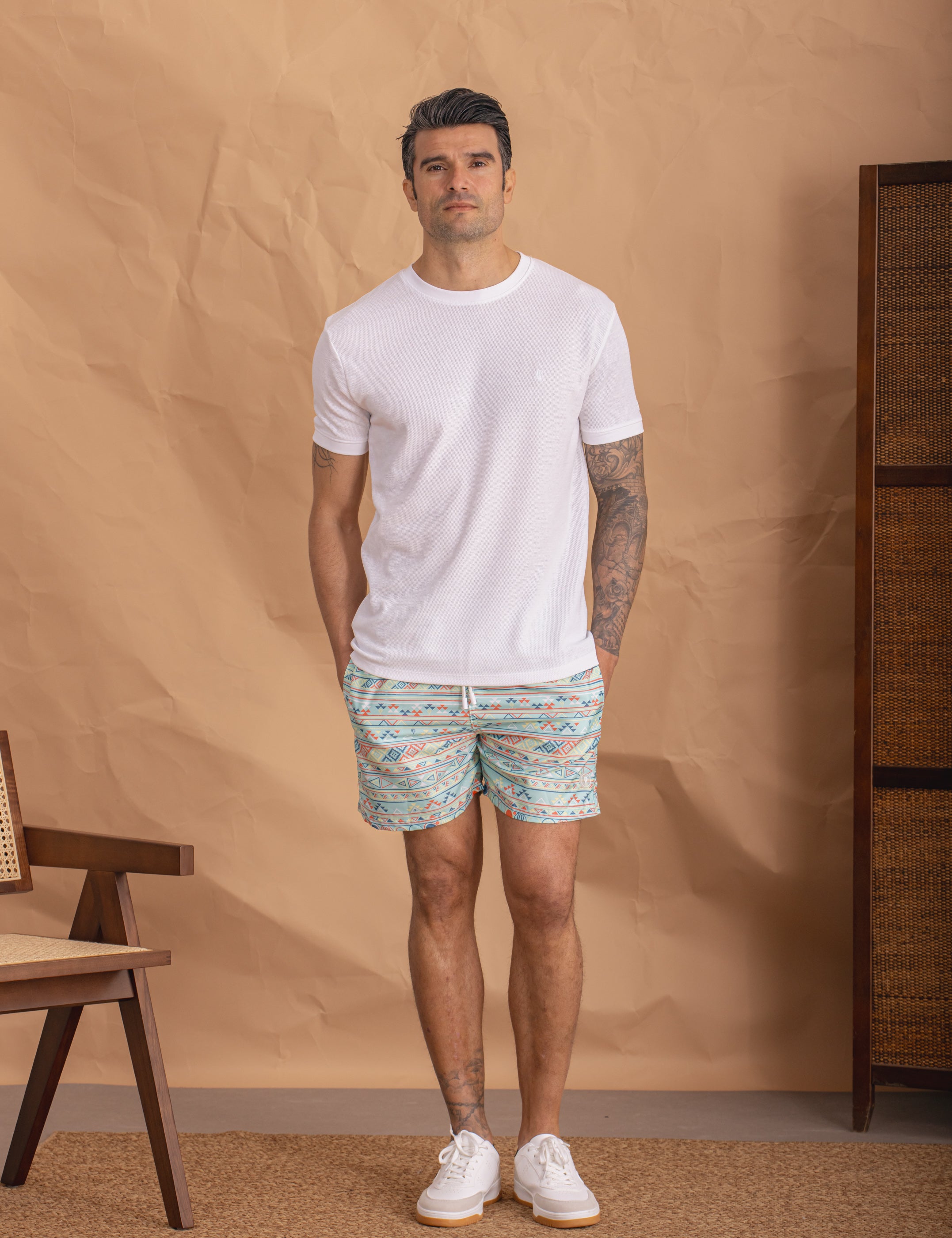CAMISETA TEJIDO ESCRUCTURA BLANCA