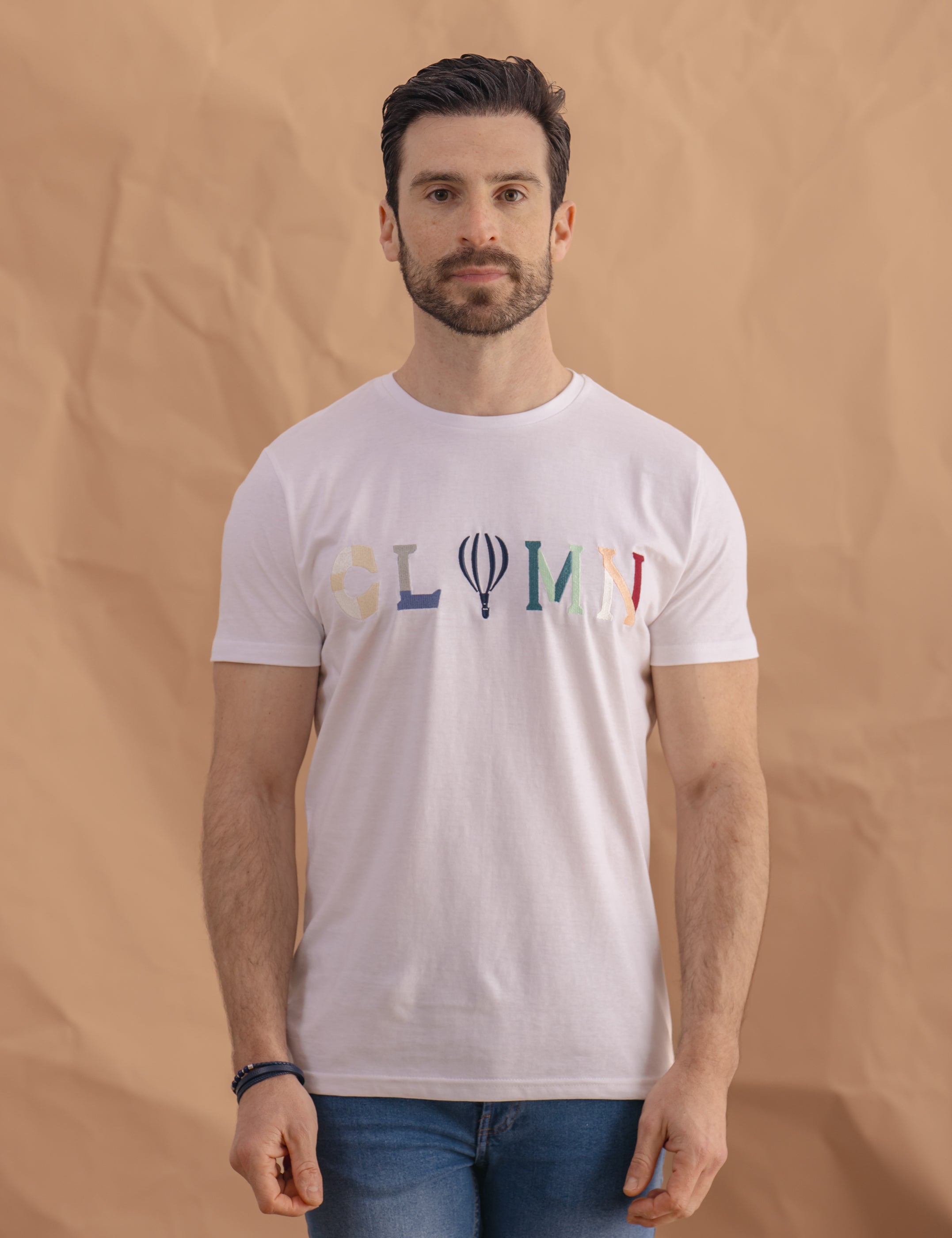 CAMISETA BLANCA BORDADO