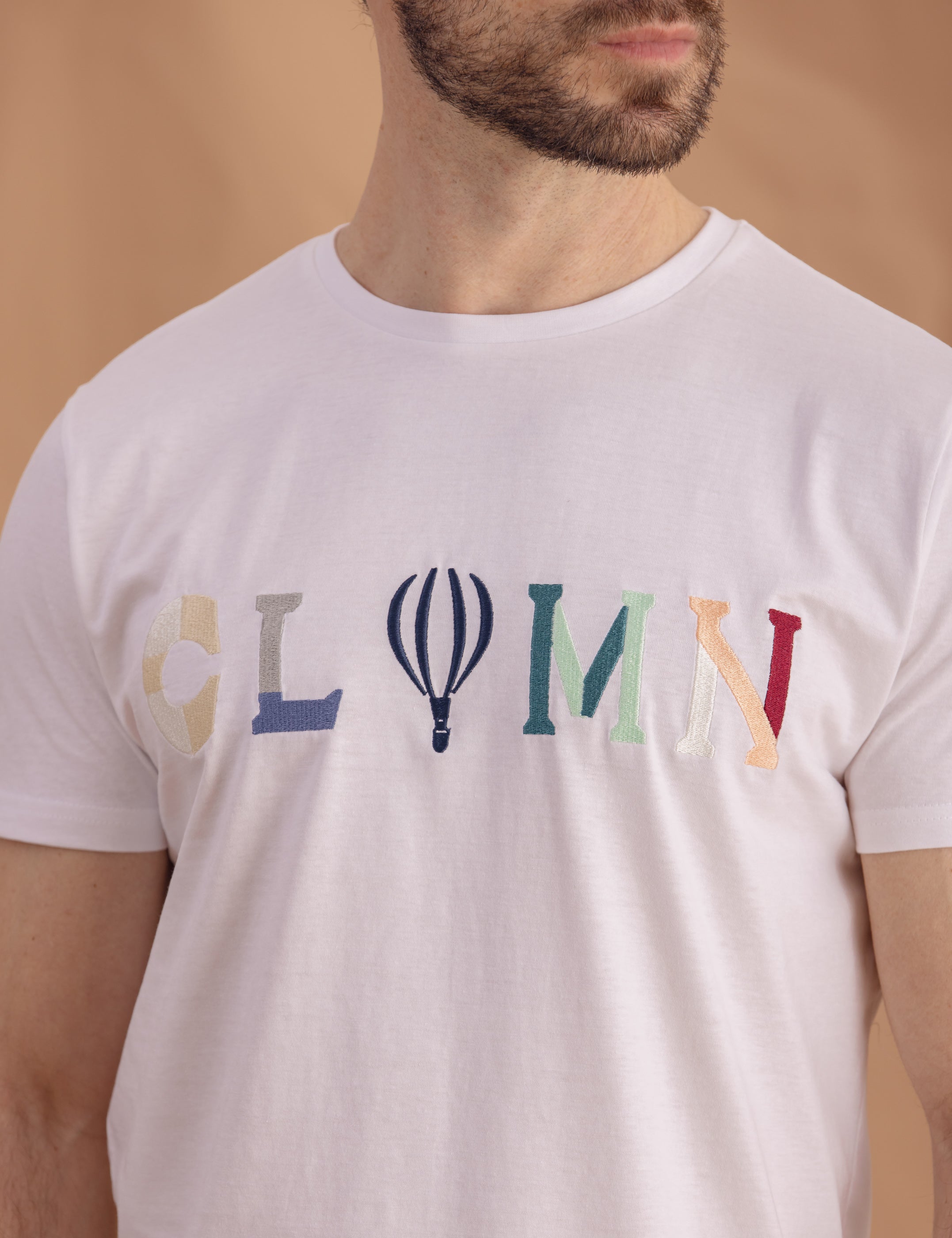 CAMISETA BLANCA BORDADO