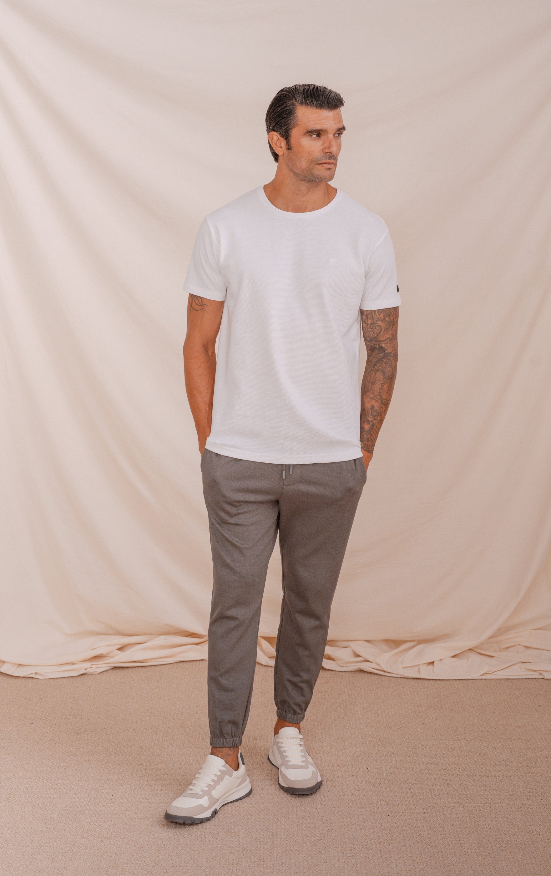 CAMISETA BÁSICA OTTOMAN BLANCA
