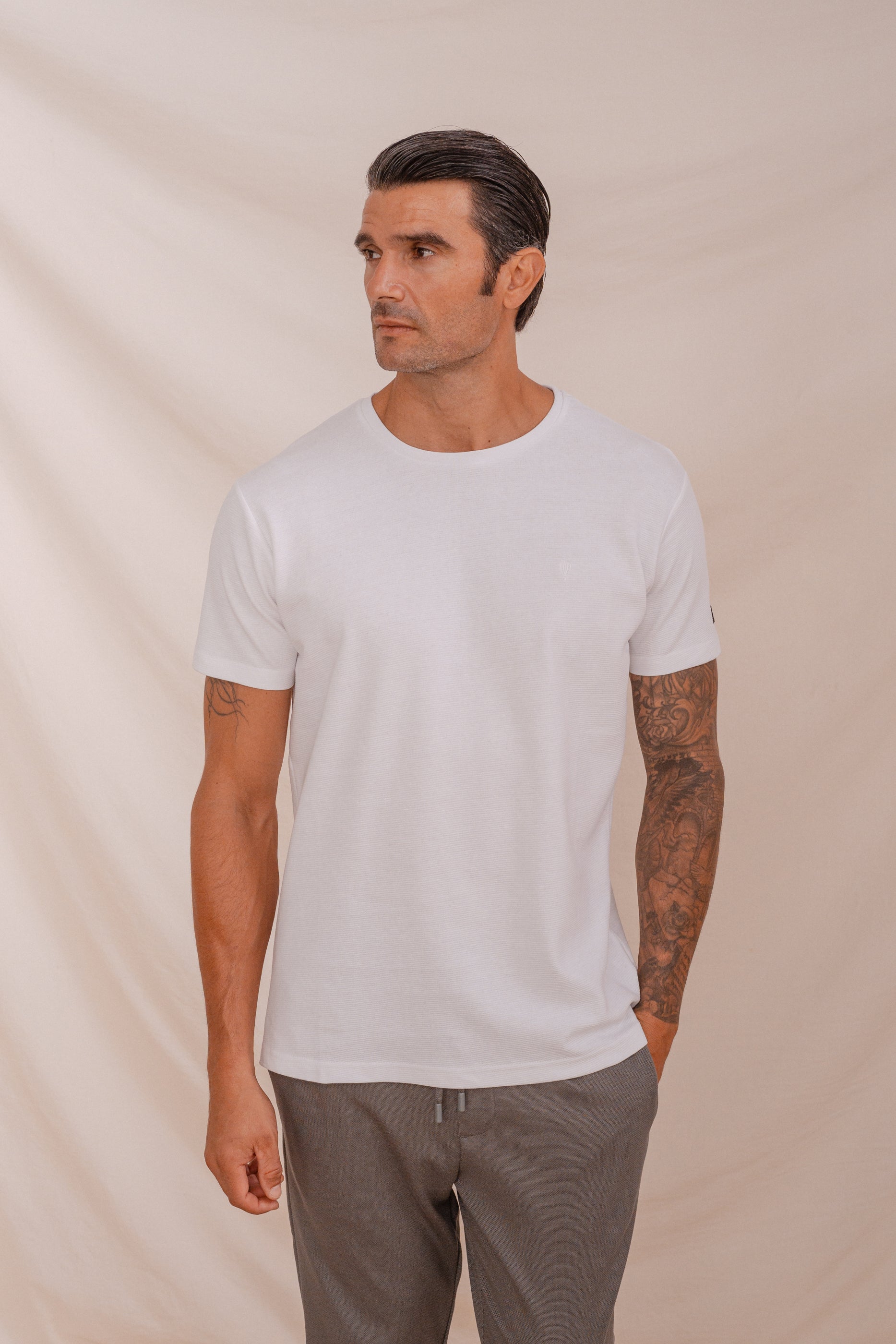 CAMISETA BÁSICA OTTOMAN BLANCA