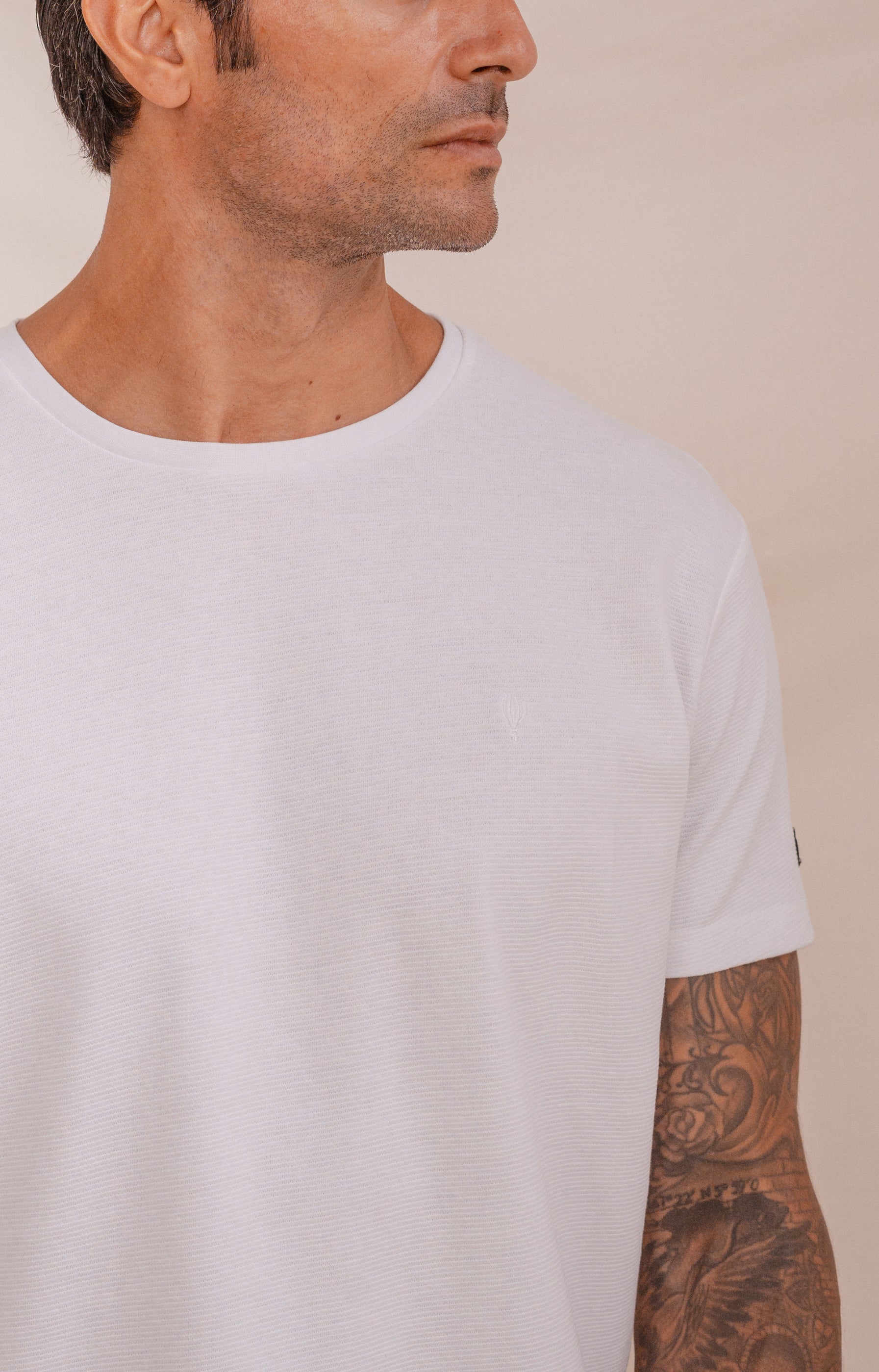 CAMISETA BÁSICA OTTOMAN BLANCA