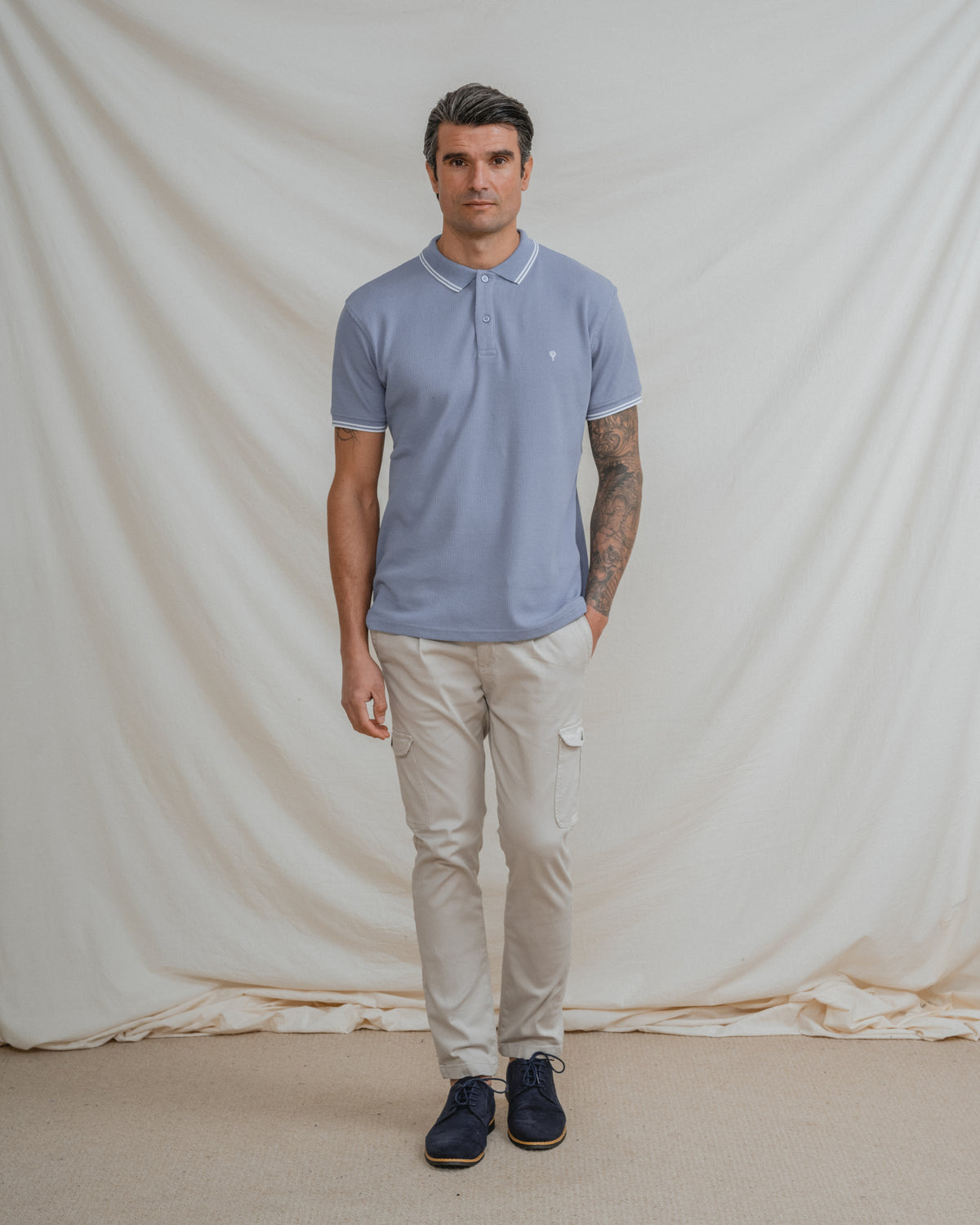 POLO ESTRUTURA CELESTE