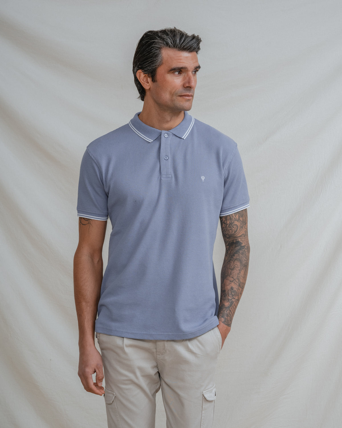 POLO ESTRUTURA CELESTE