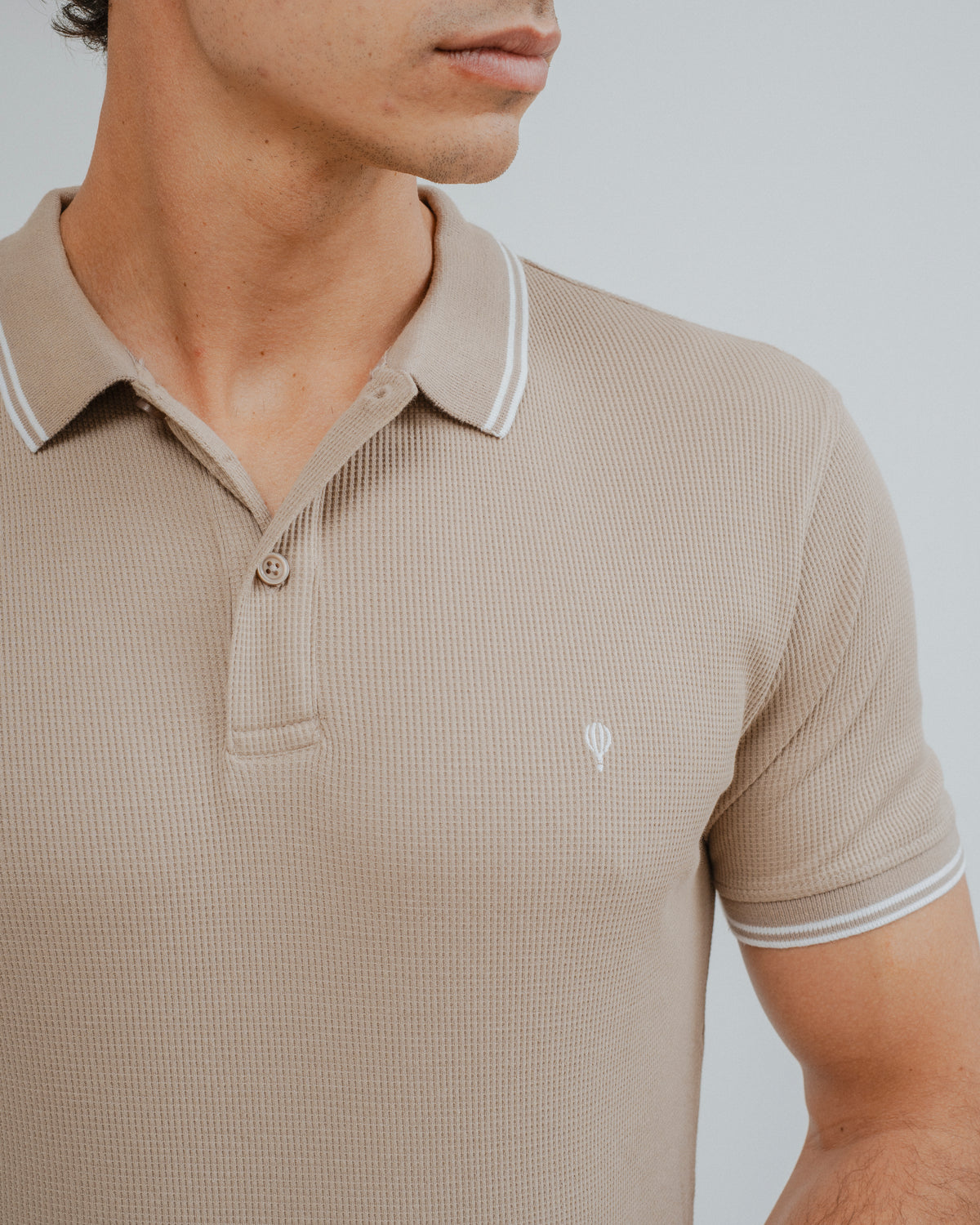 Polo Estrutura Bege