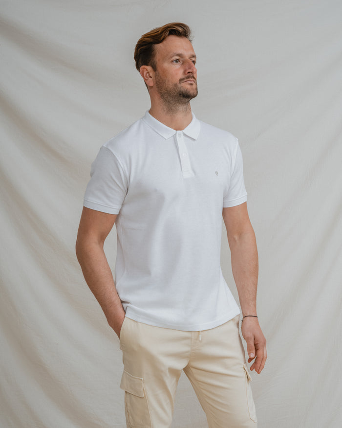 POLO ESTRUCTURA BLANCO
