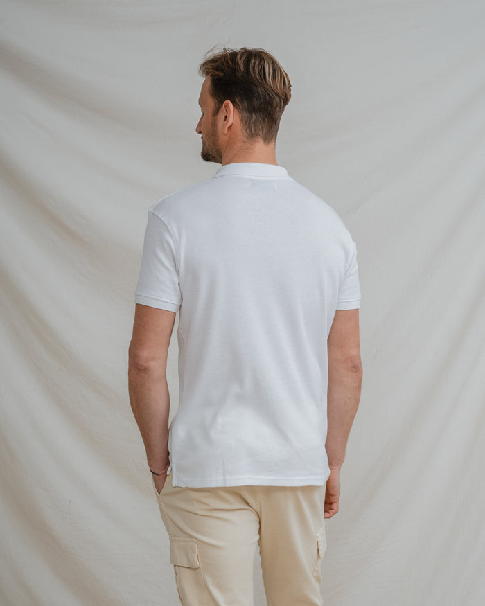 POLO ESTRUCTURA BLANCO
