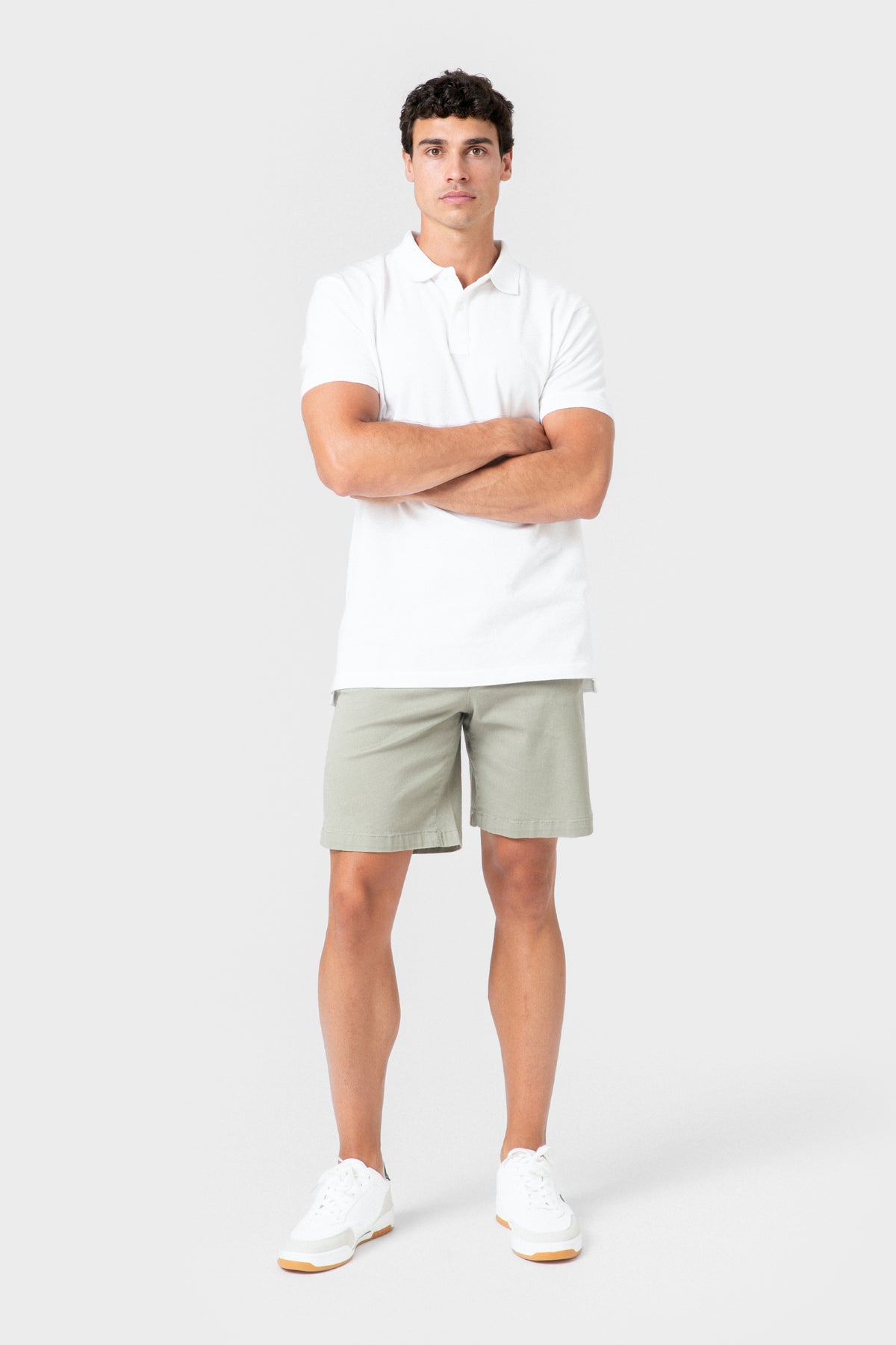 POLO BÁSICO REGULAR FIT BLANCO