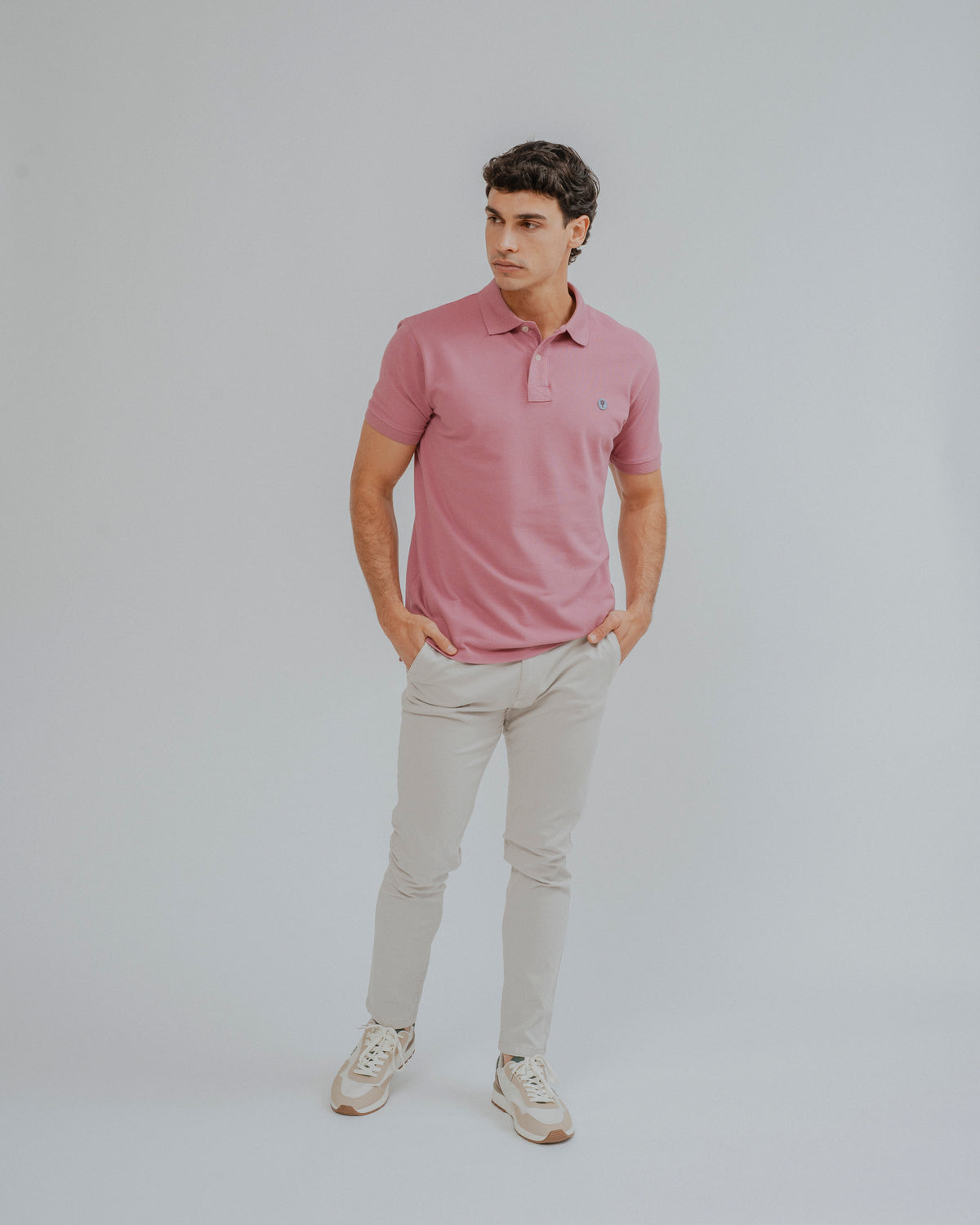 POLO BÁSICA COMFORT ROSA