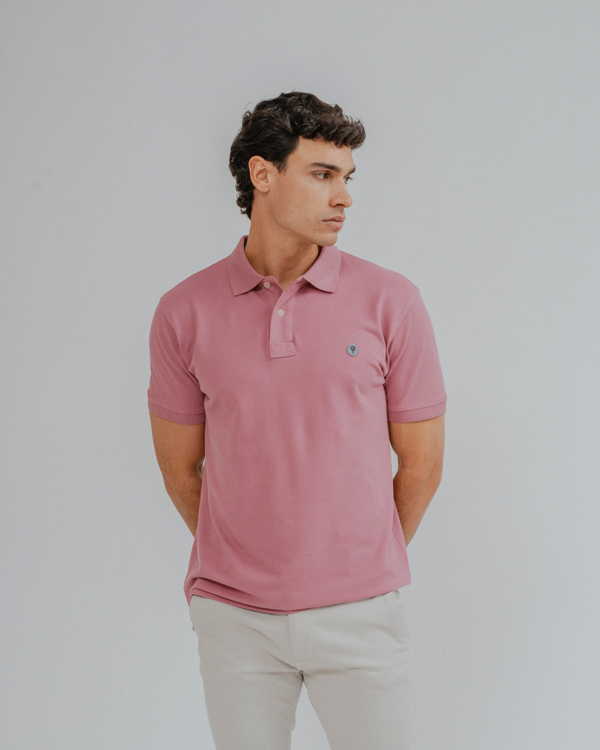 POLO BÁSICA COMFORT ROSA