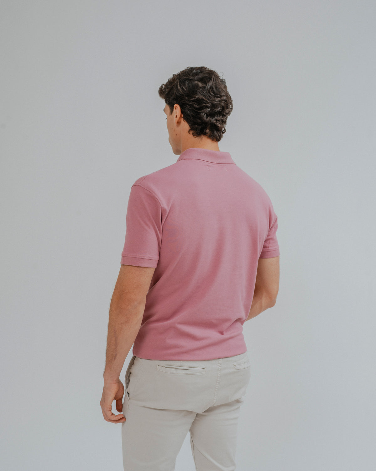 POLO BÁSICA COMFORT ROSA