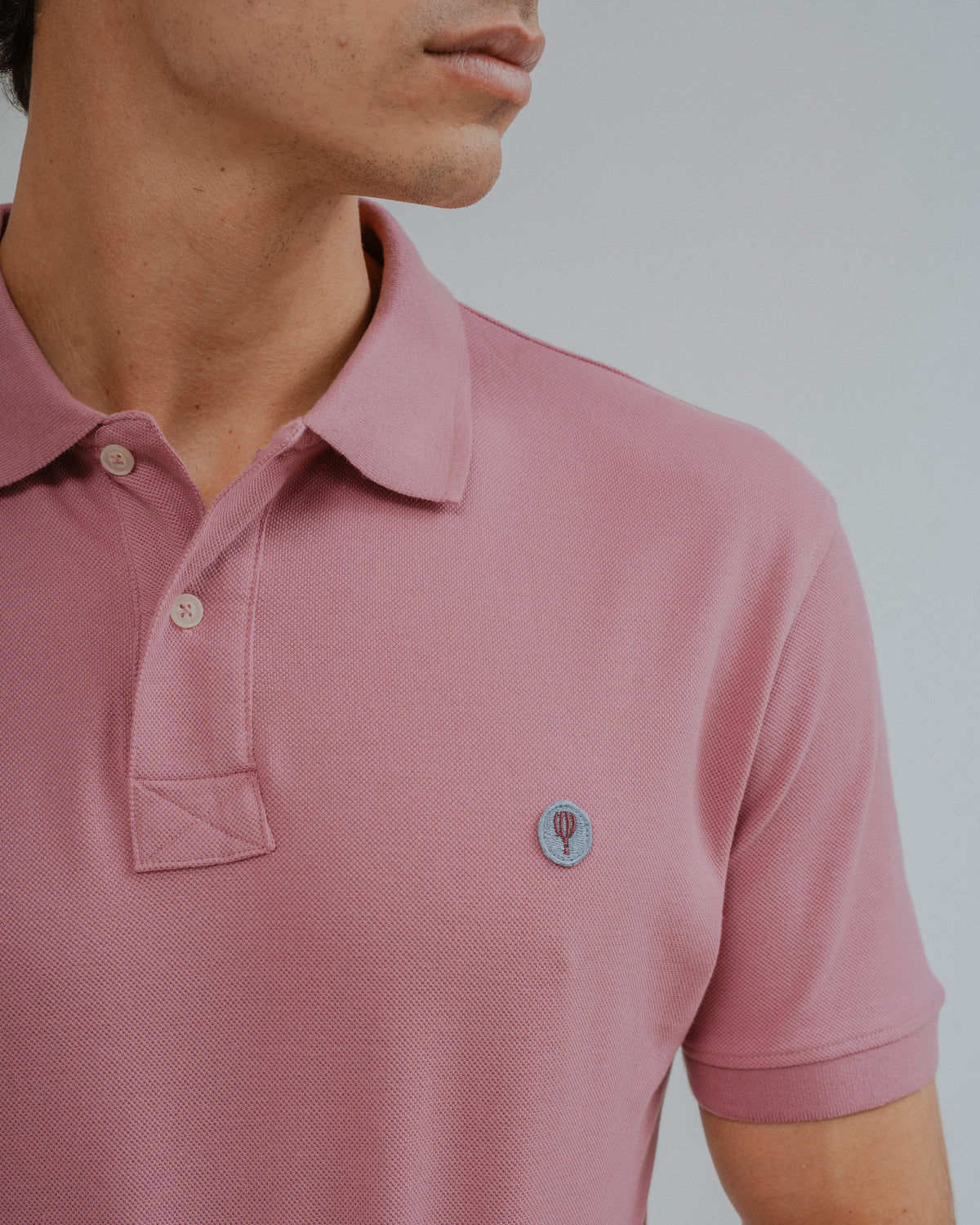 POLO BÁSICA COMFORT ROSA