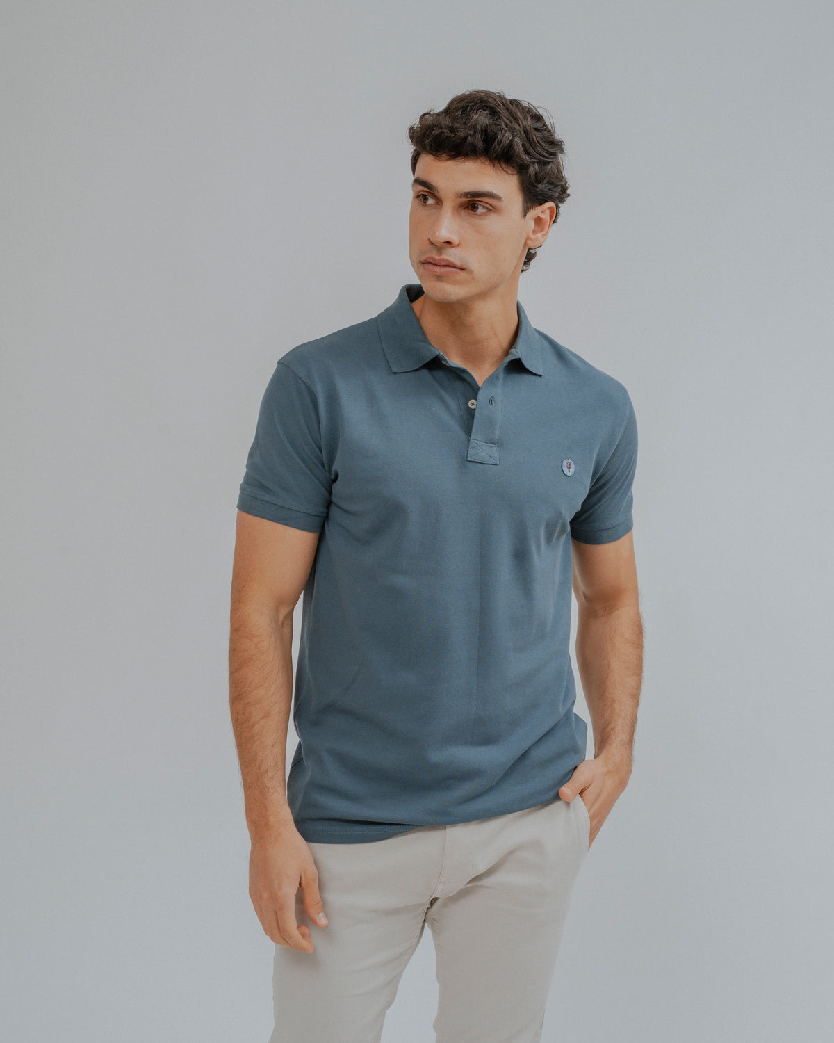 POLO BÁSICA COMFORT VERDE