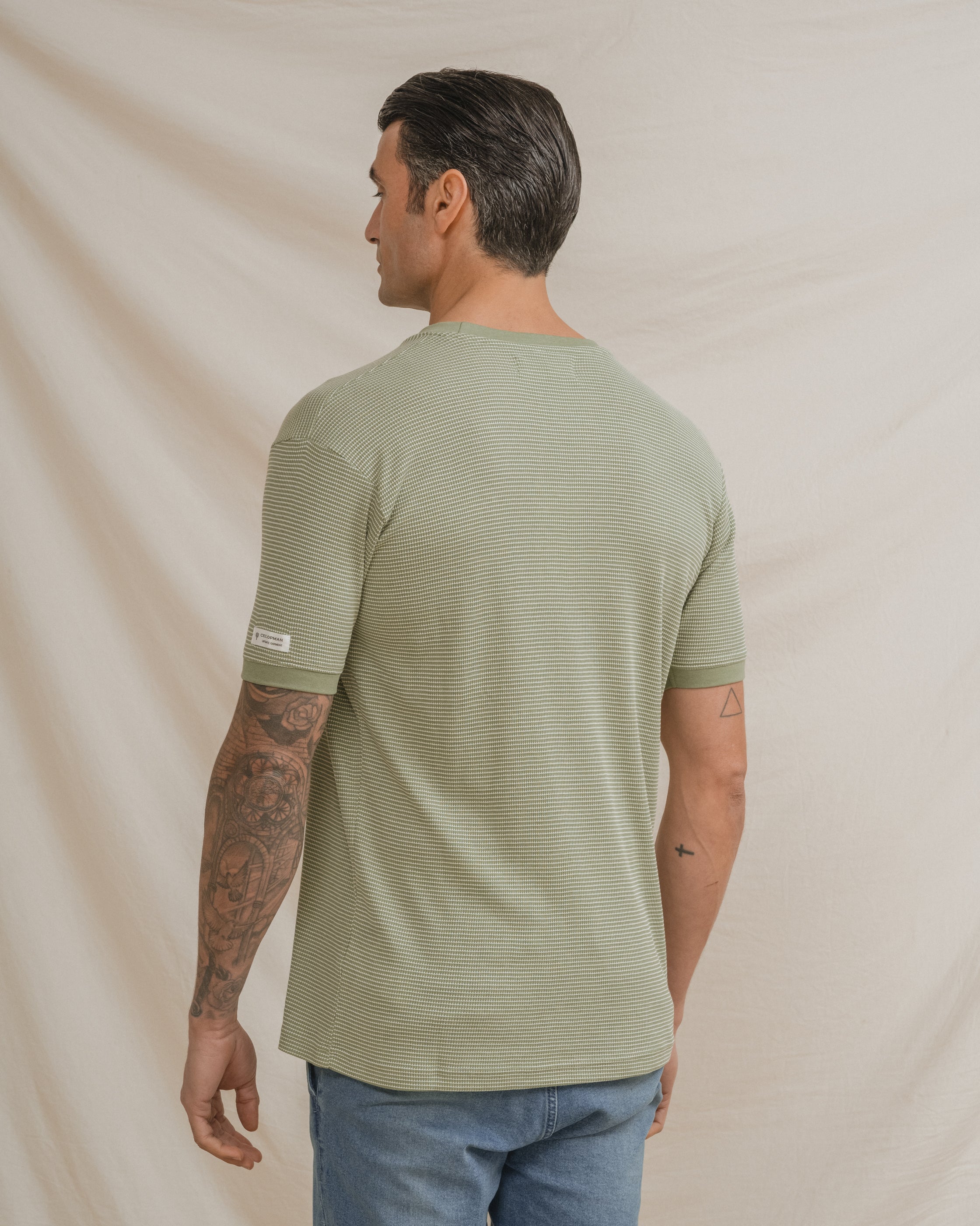 CAMISETA CUADRILLÉ VERDE