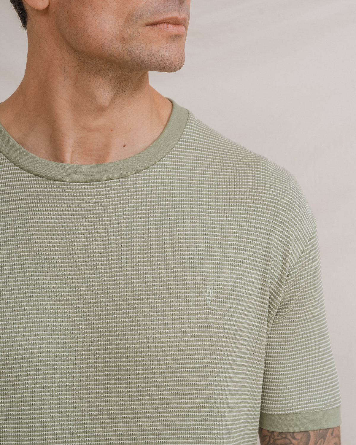 T-SHIRT XADREZ VERDE