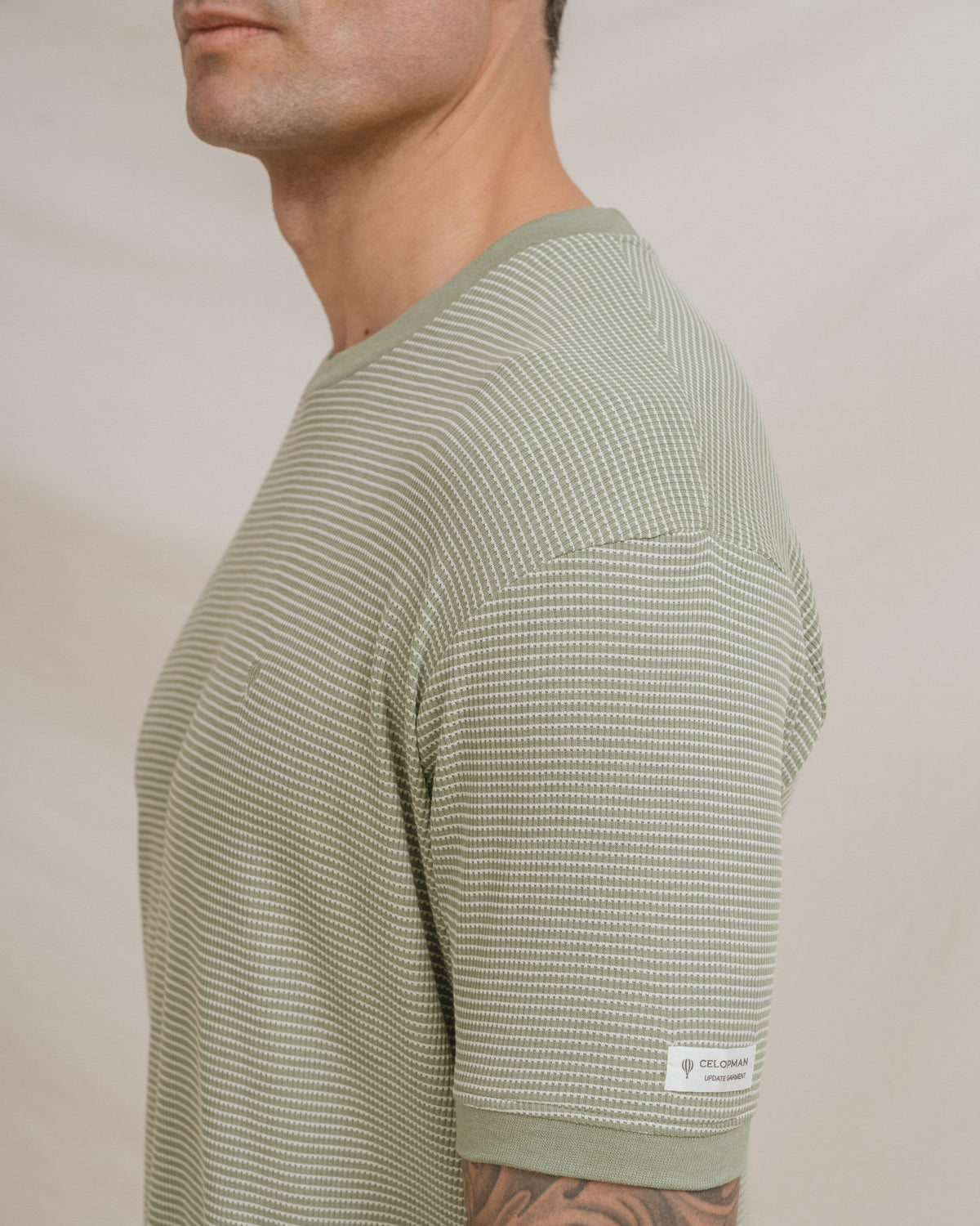 T-SHIRT XADREZ VERDE