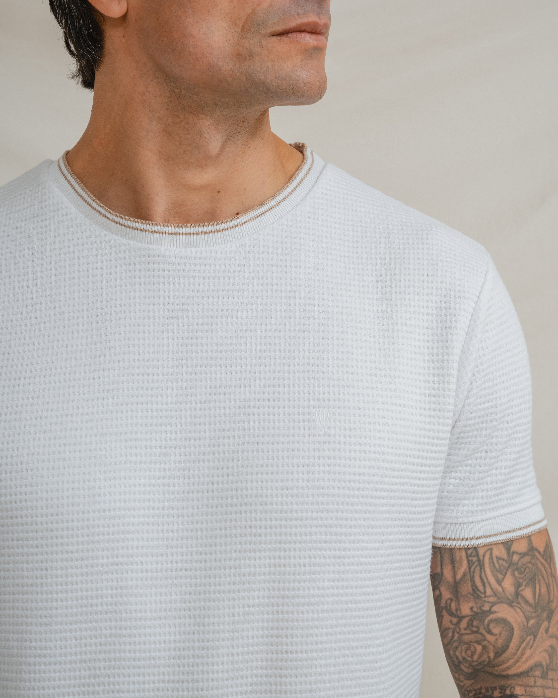 CAMISETA ESTRUCTURA LINEA CONTRASTE