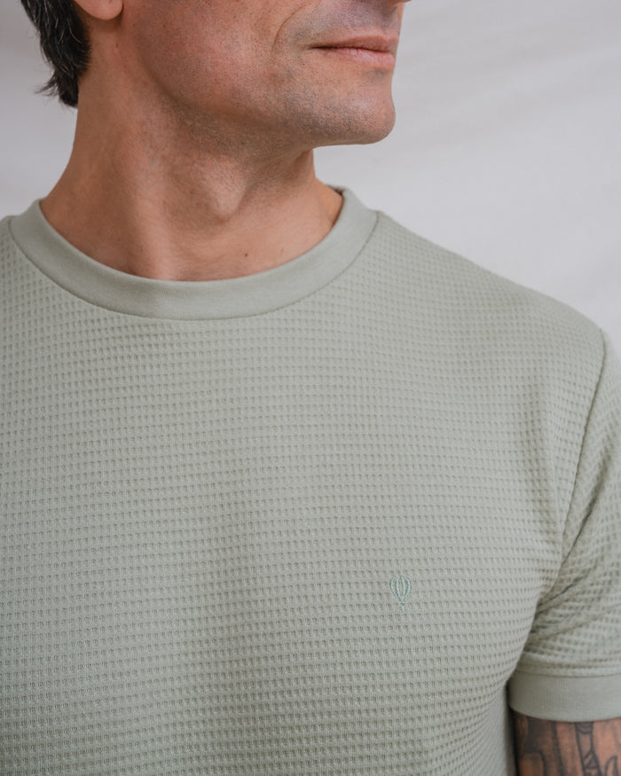 CAMISETA ESTRUCTURA VERDE