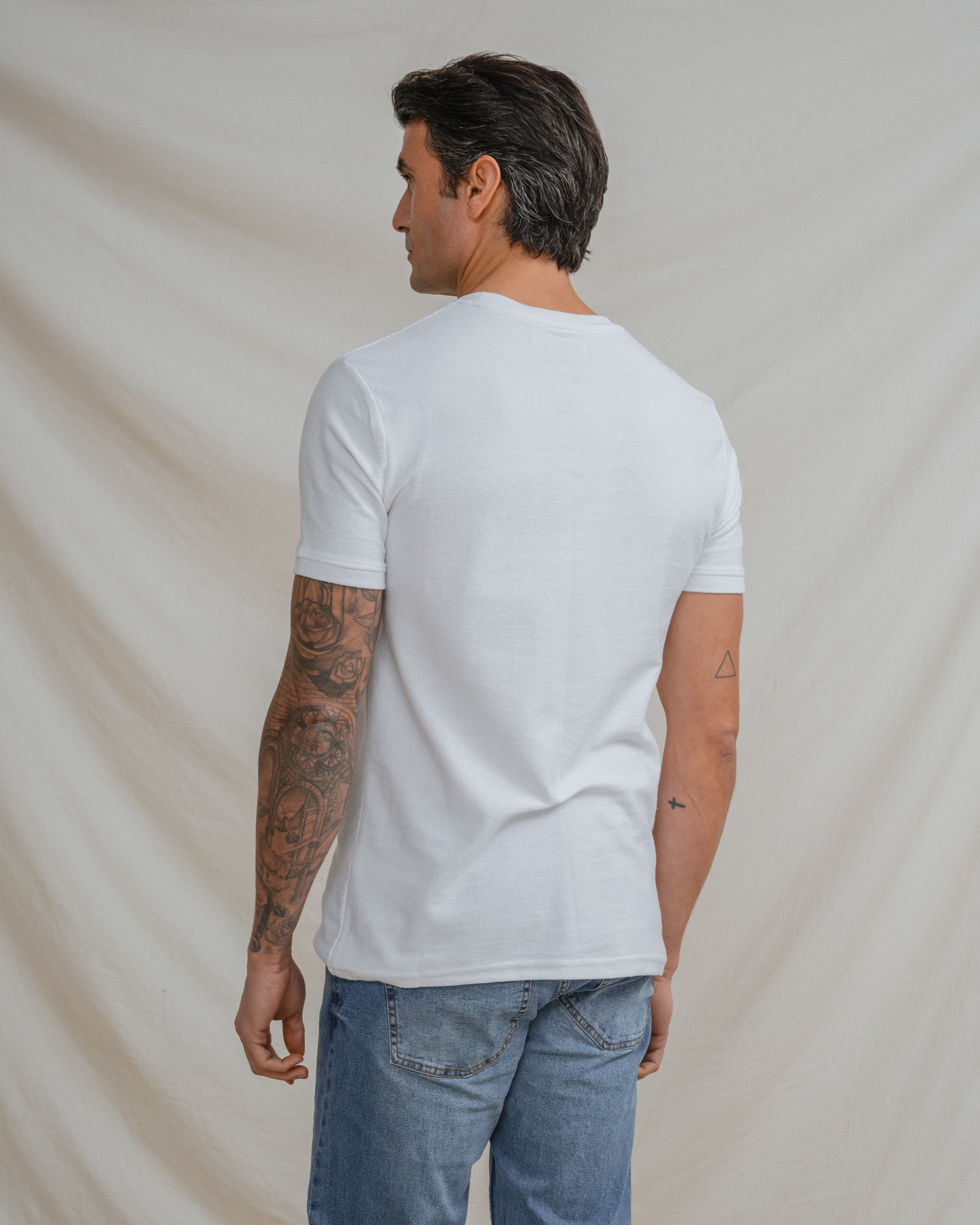 CAMISETA TEXTURA BLANCA