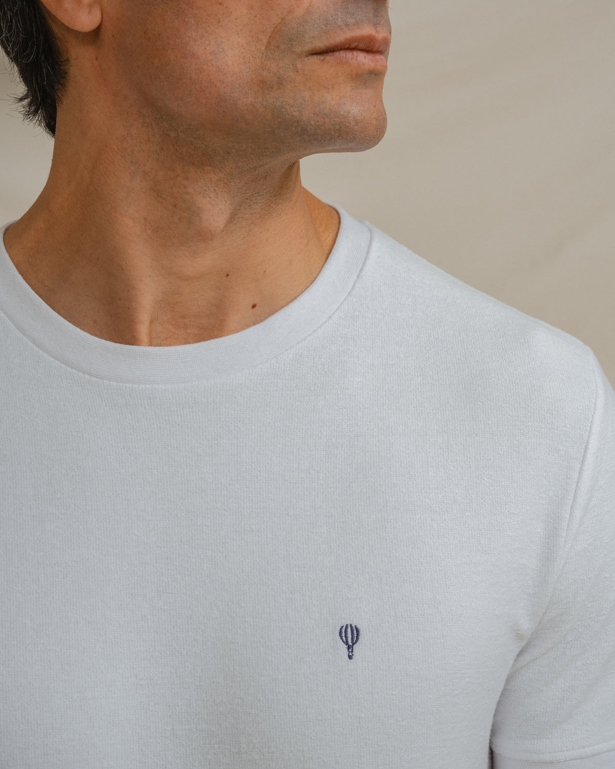 T-SHIRT TEXTURADA BRANCA