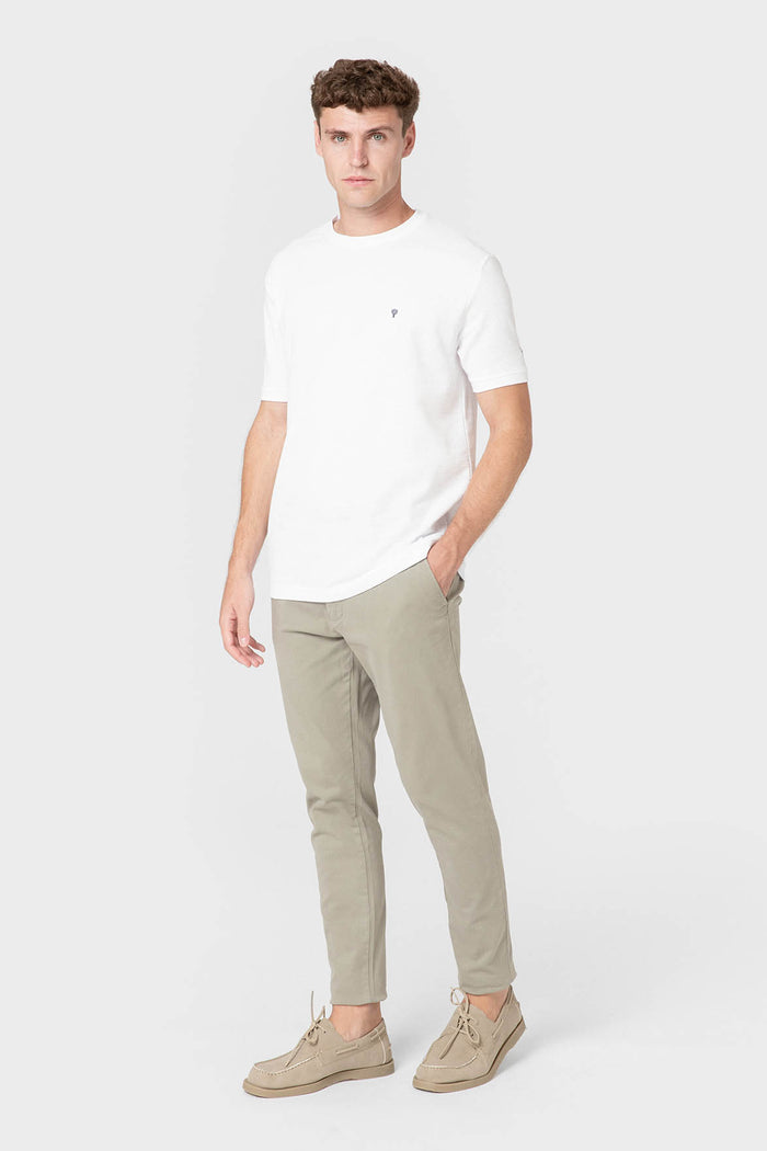 CAMISETA CUADRILLÉ BLANCA