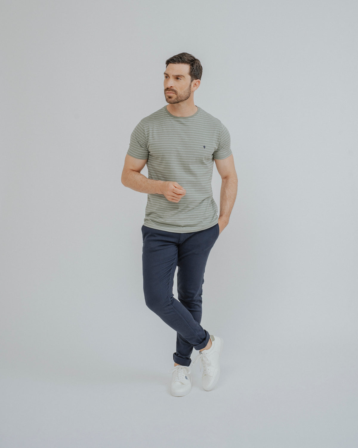 T-SHIRT VERDE LISTRA DIPLOMÁTICA