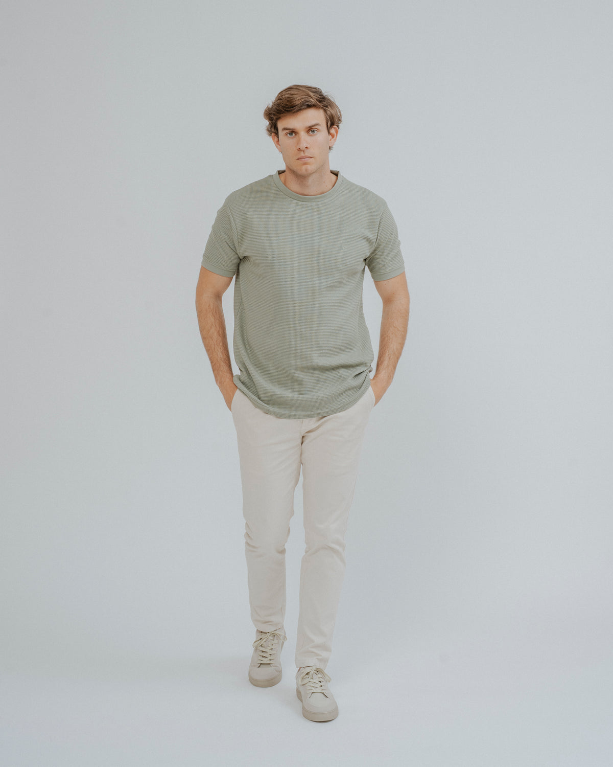 CAMISOLA COM ESTRUTURA PERFURADA VERDE
