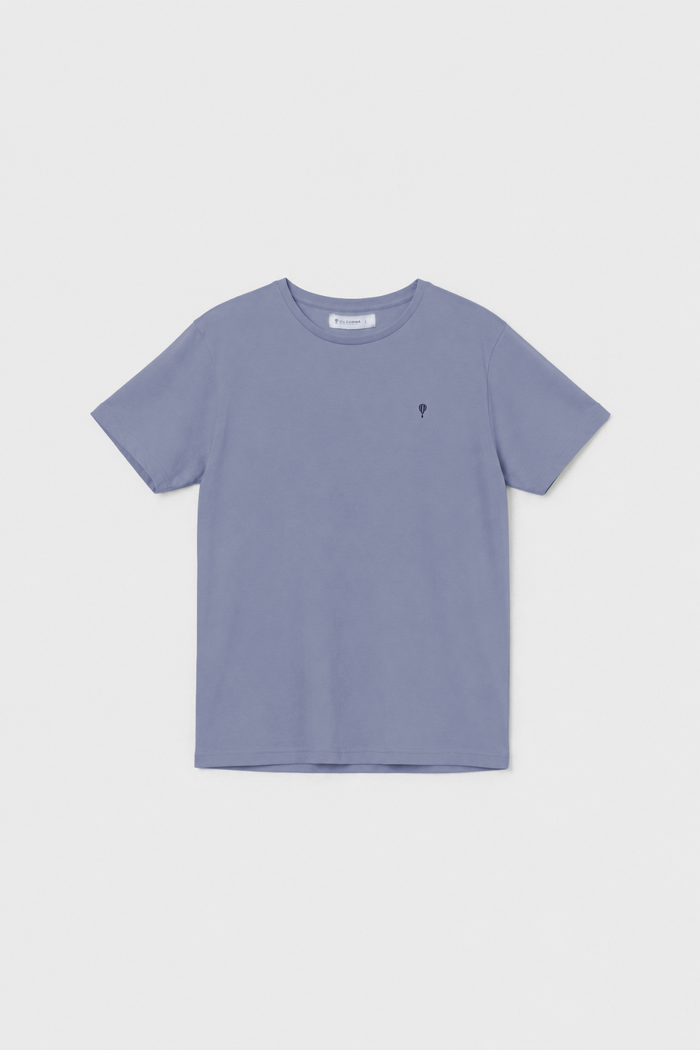 CAMISETA BÁSICA CELESTE