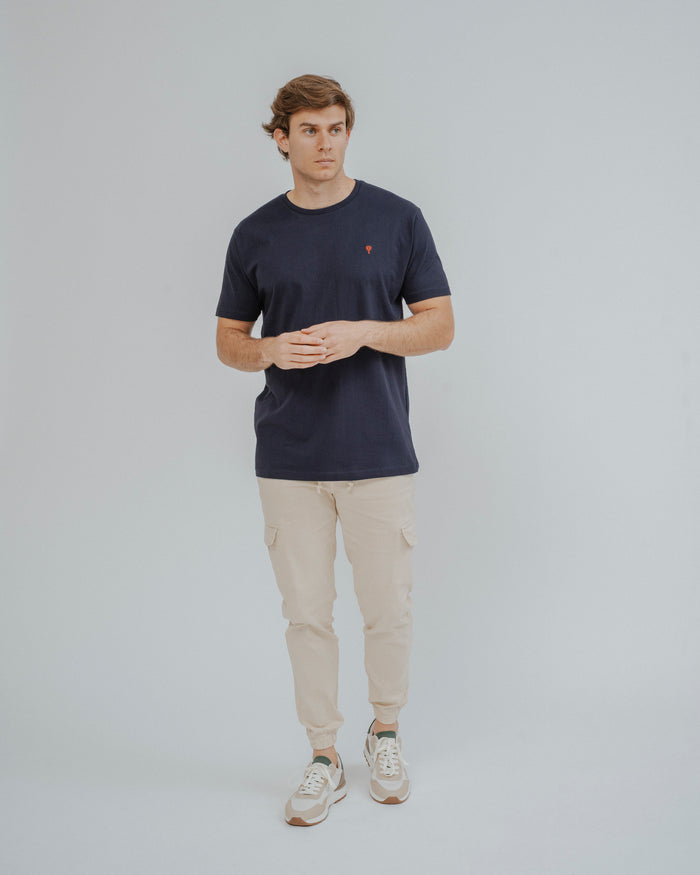 CAMISETA BÁSICA MARINO