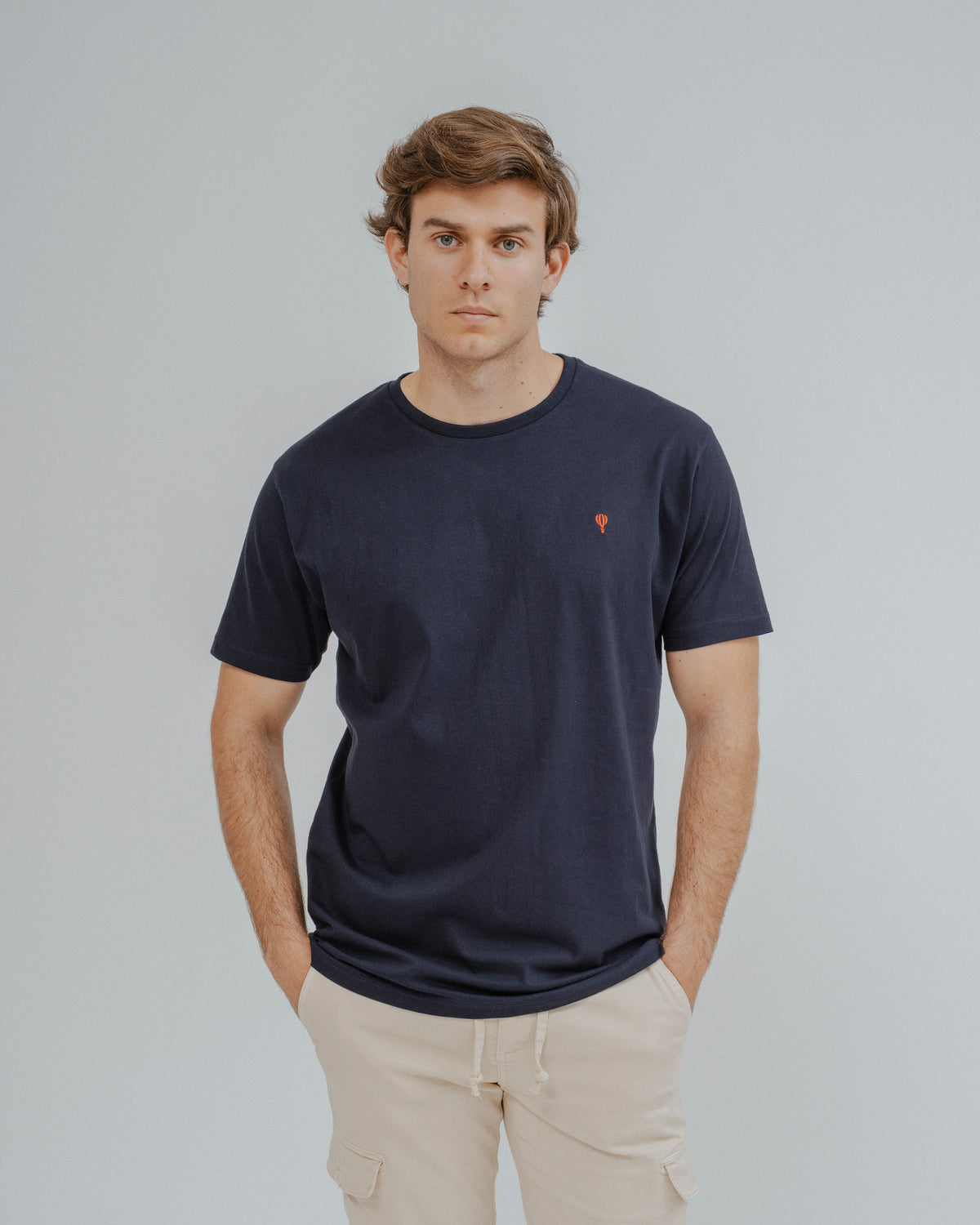 CAMISETA BÁSICA MARINO