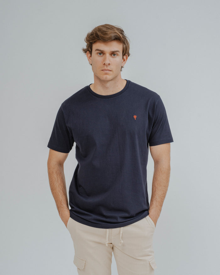 CAMISETA BÁSICA MARINO