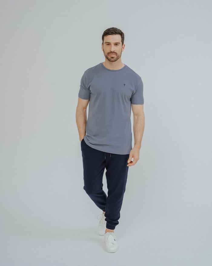 CAMISETA BÁSICA CELESTE