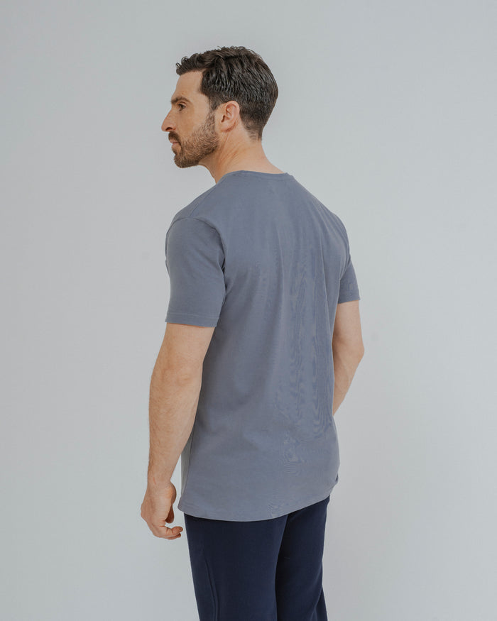 CAMISETA BÁSICA CELESTE