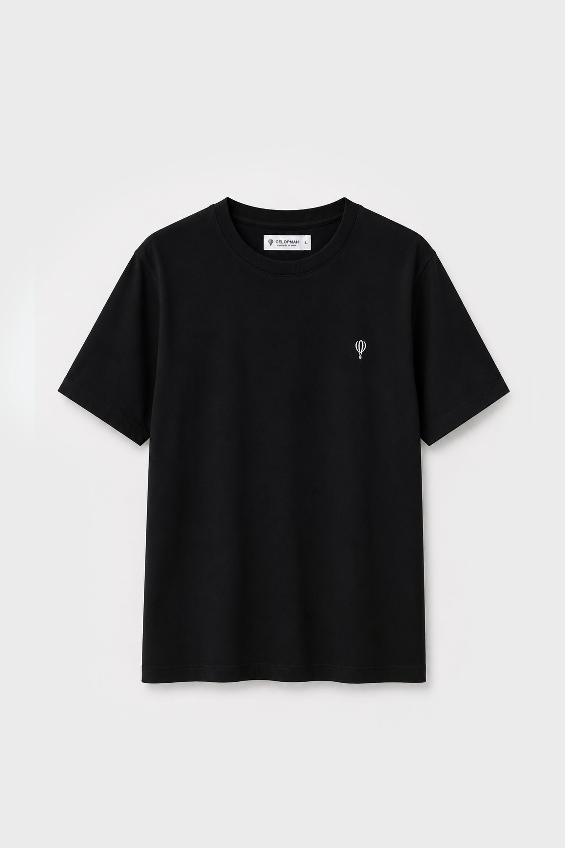 CAMISETA BÁSICA NEGRA LICRA