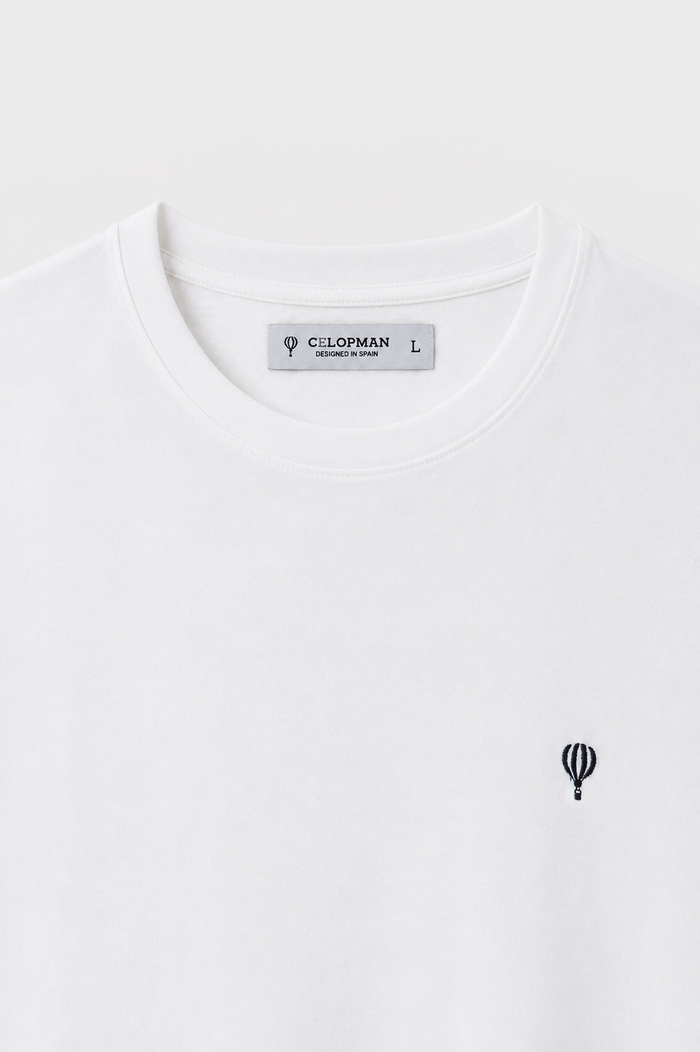 CAMISETA BÁSICA BLANCA LICRA