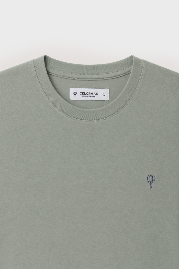 CAMISETA BÁSICA VERDE LICRA