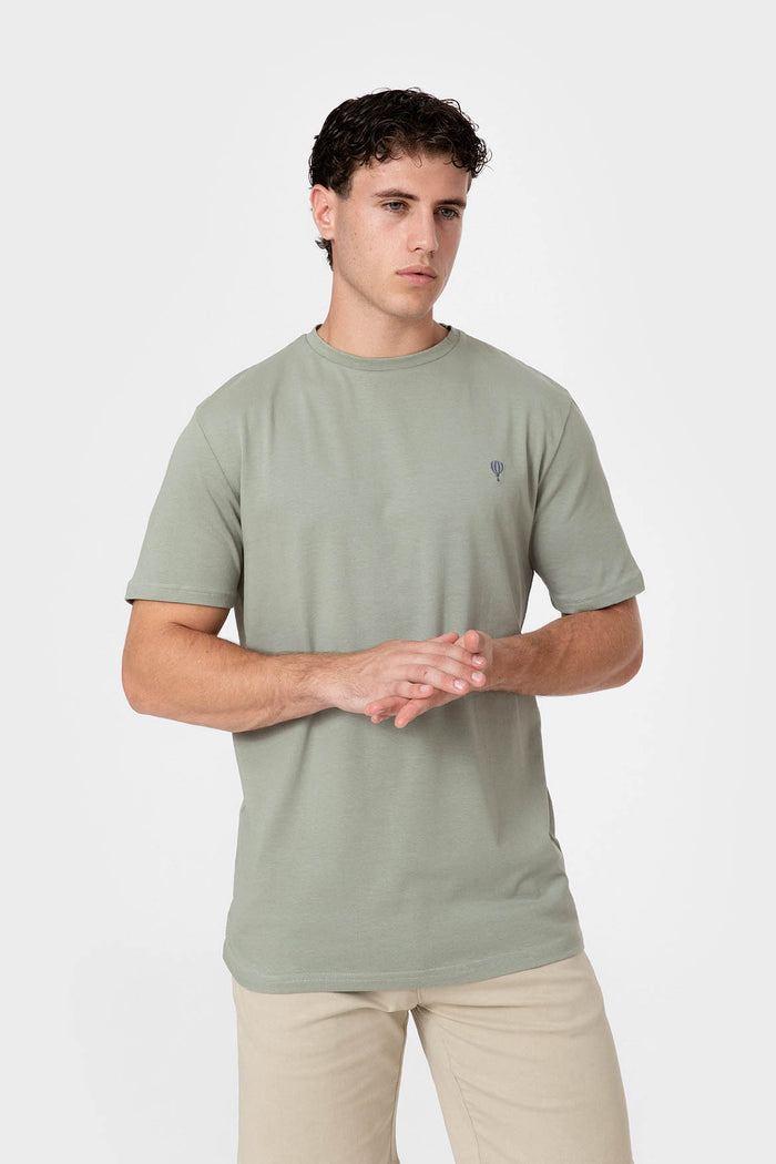CAMISETA BÁSICA VERDE LICRA